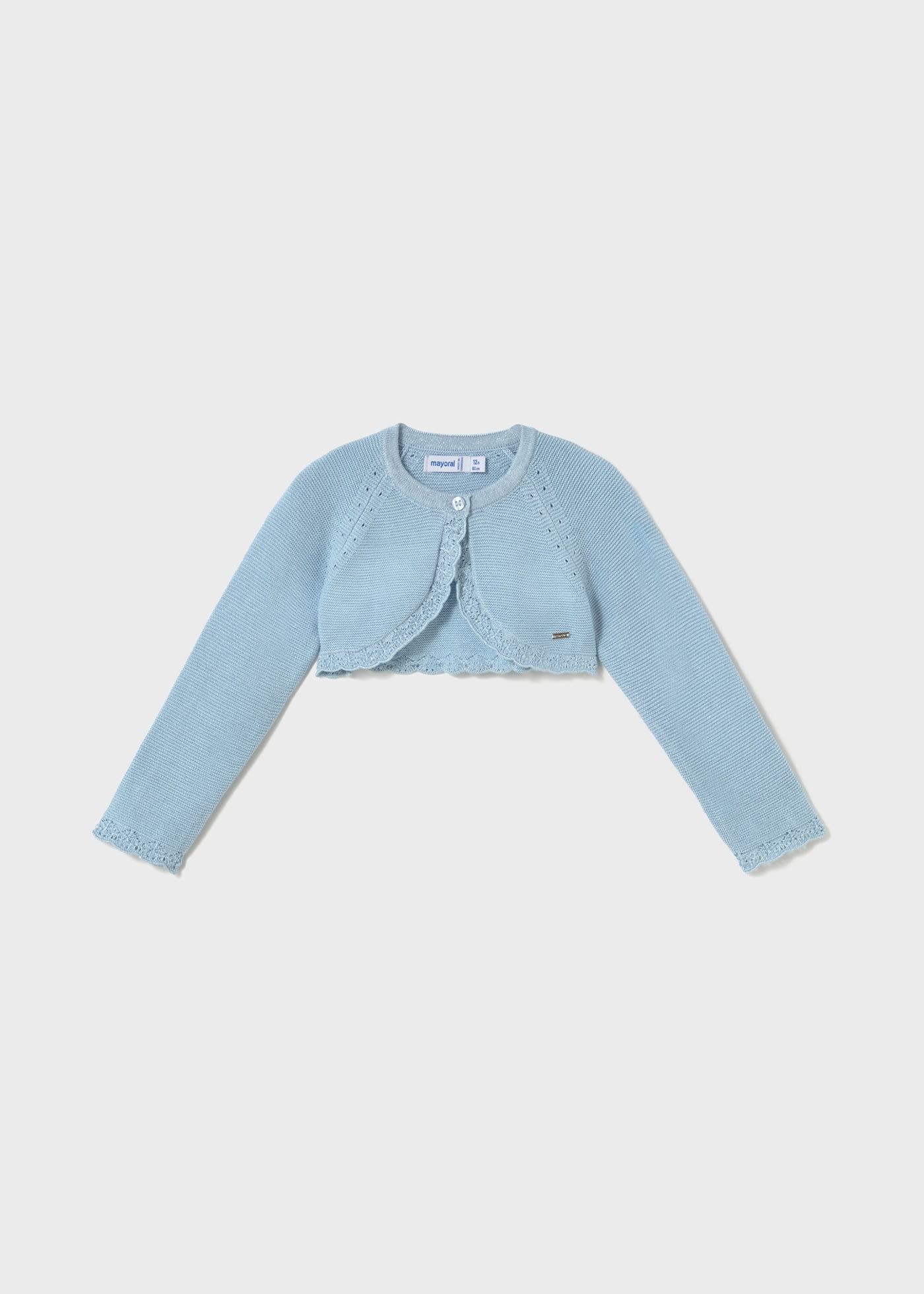 Baby Cropped Knit Cardigan