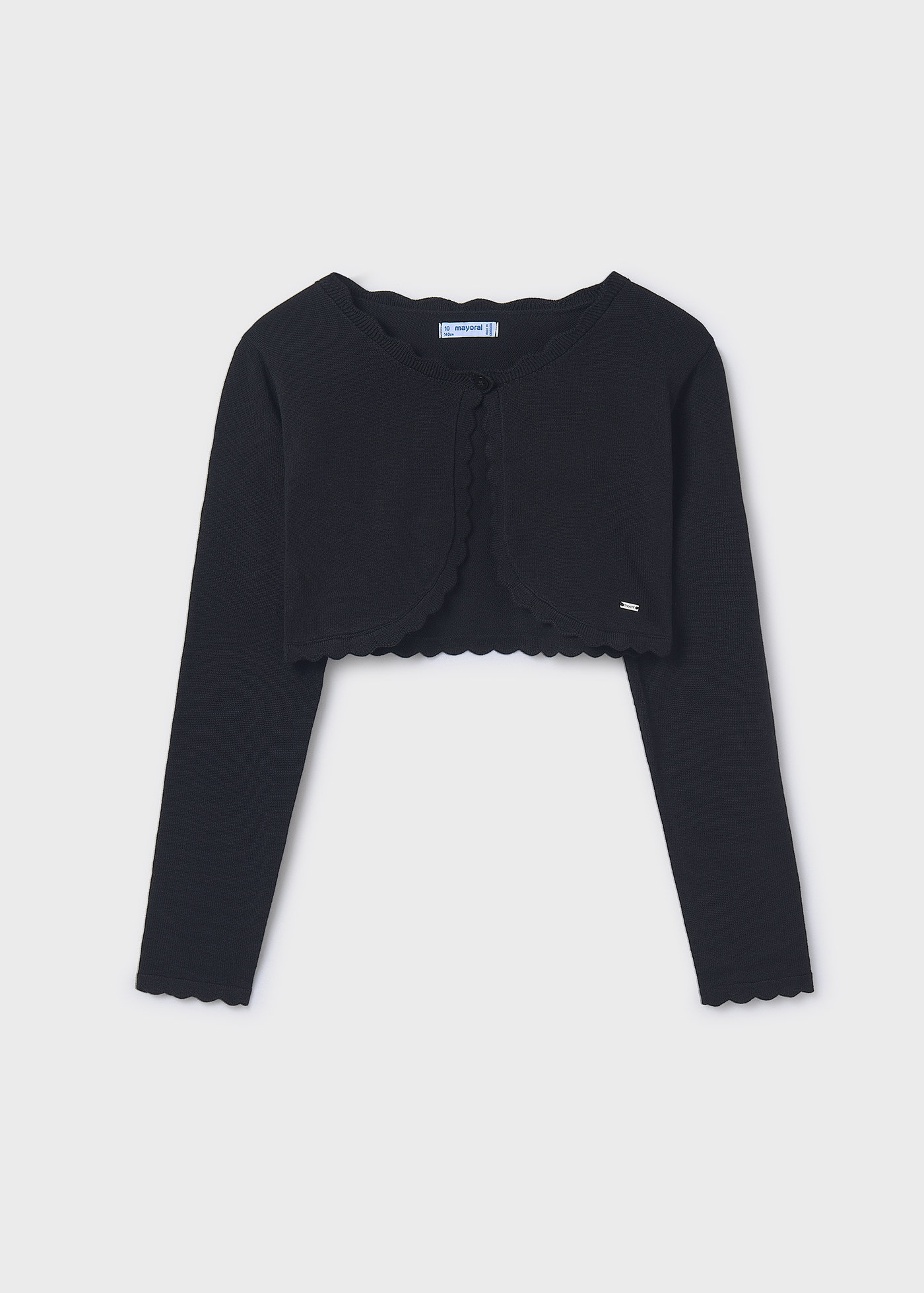 Cardigan basic tricot fata