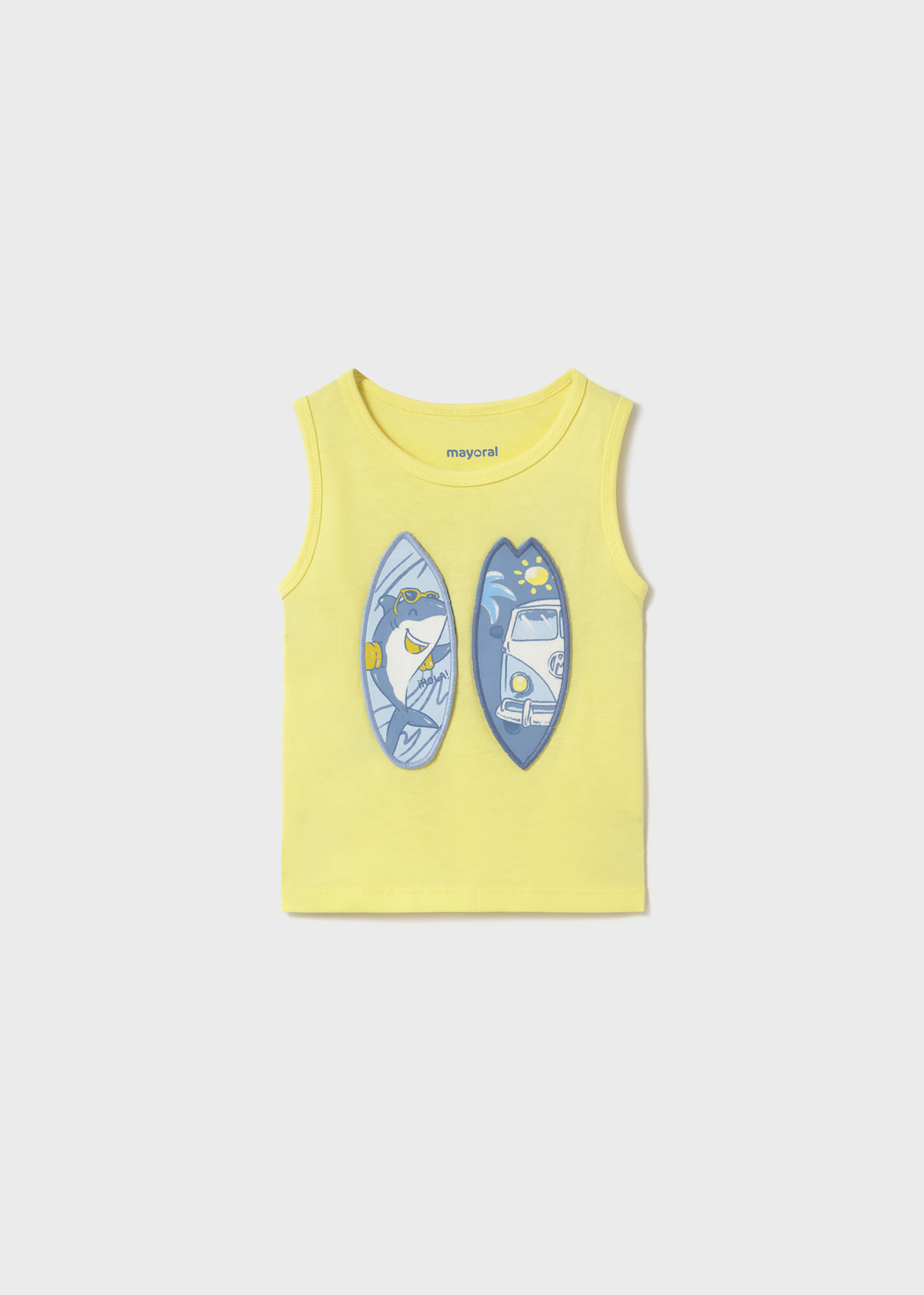 Tricou fara maneci interactiv bebe