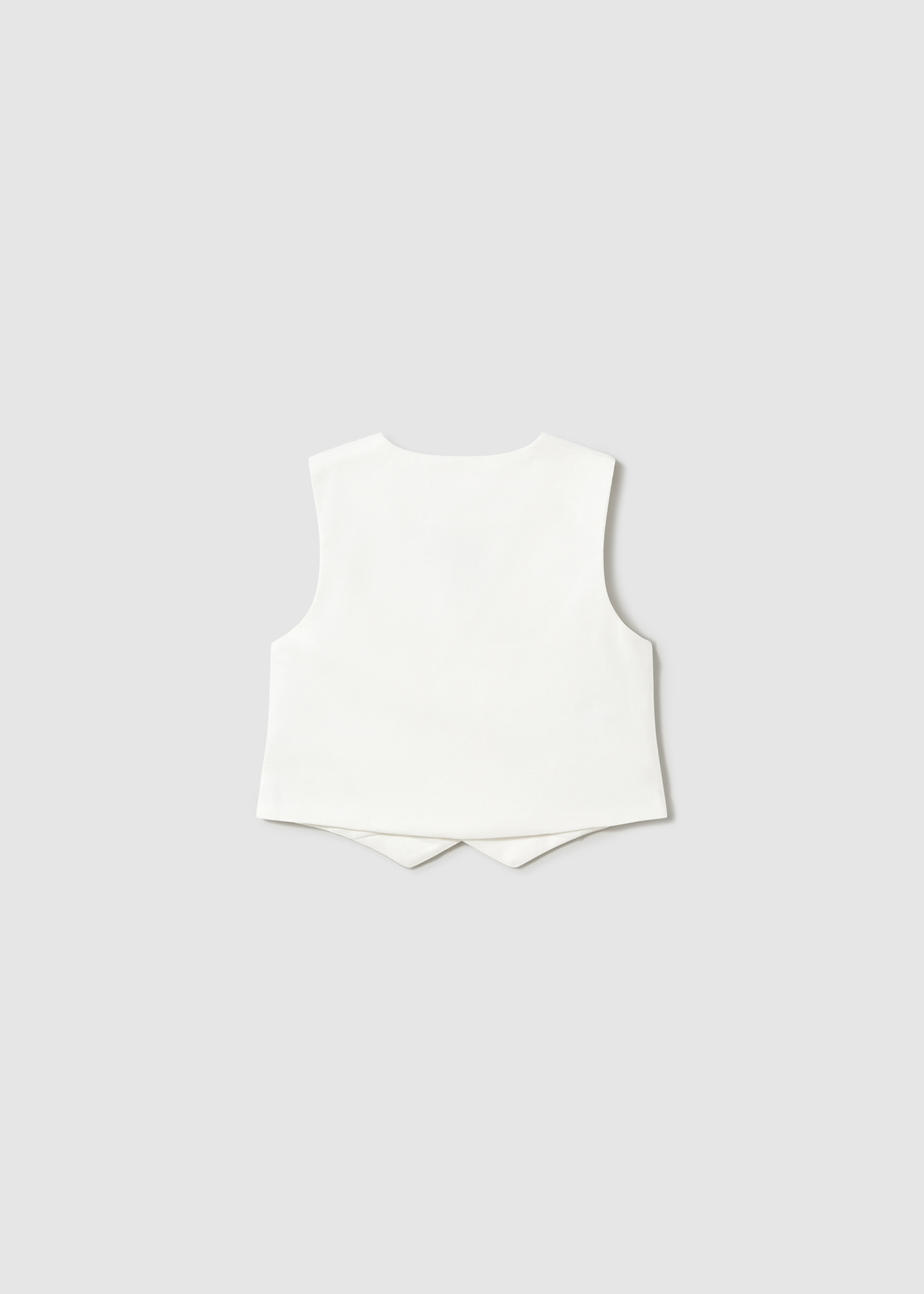 Baby formal linen waistcoat