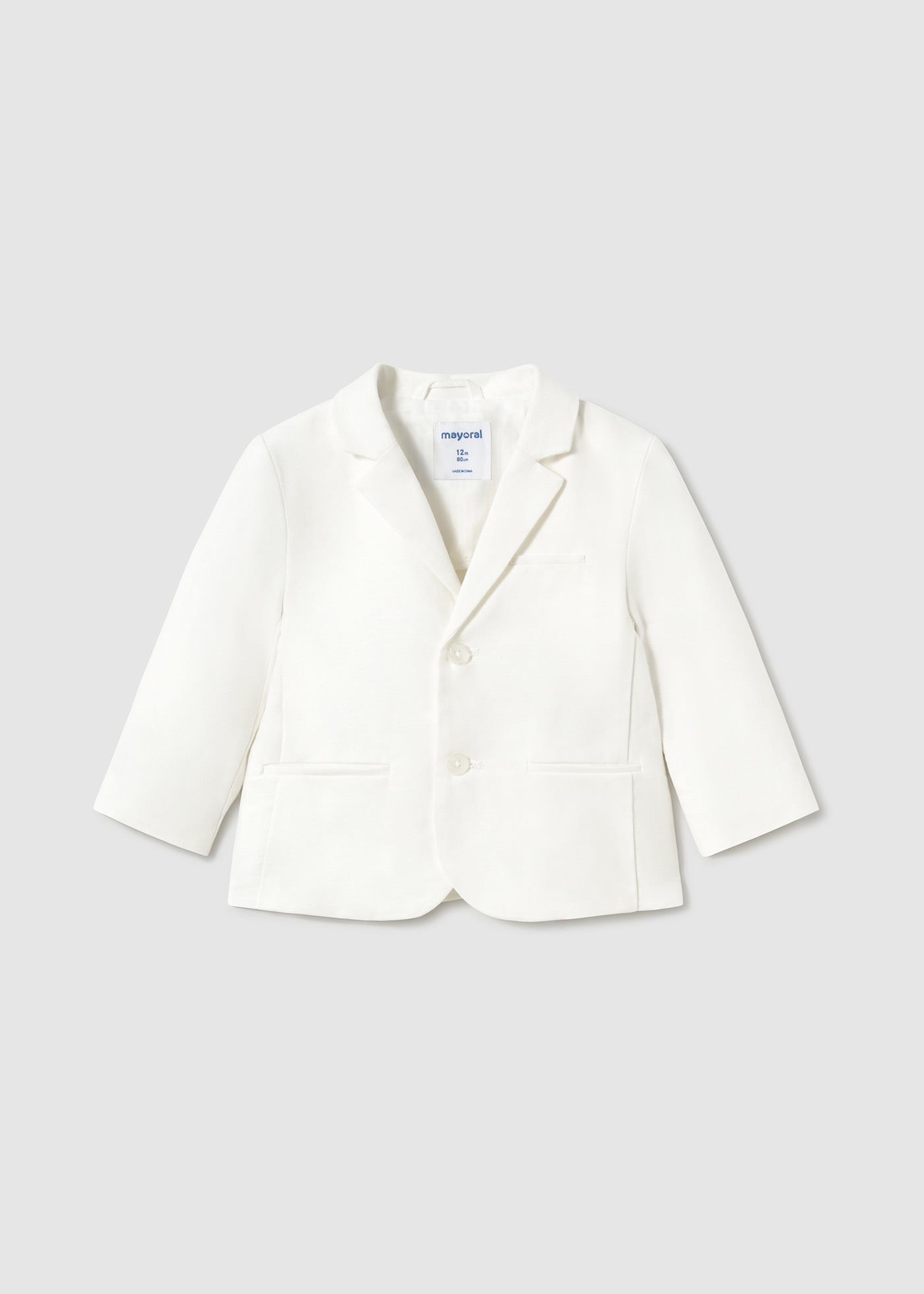 Giacca elegante lino neonato