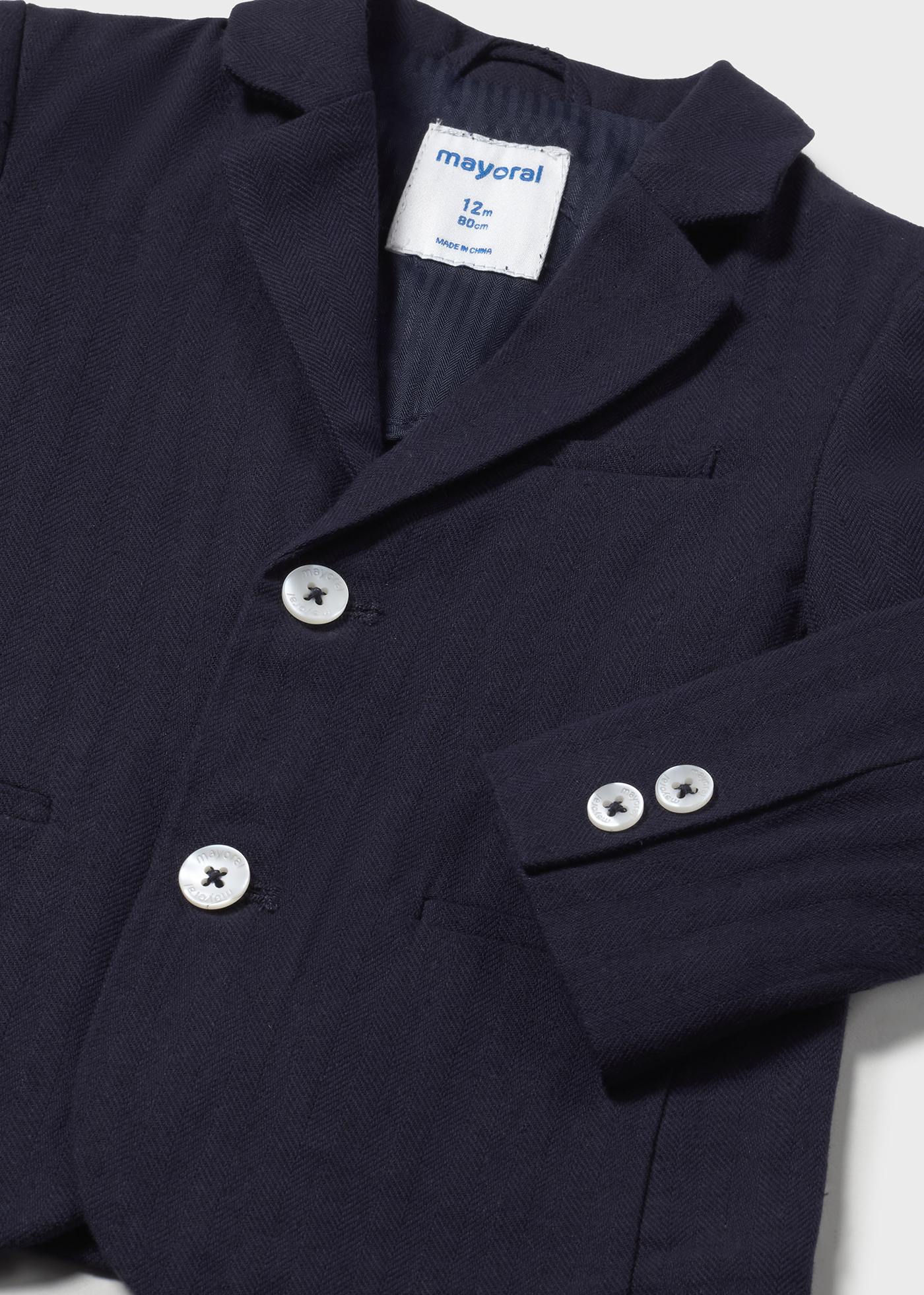 Giacca elegante lino neonato