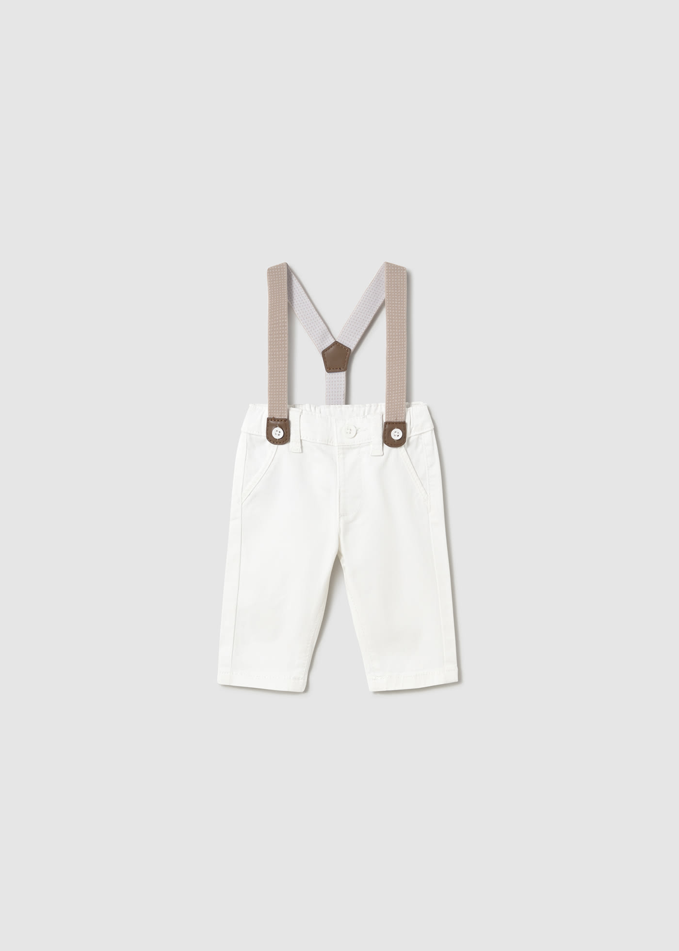 Newborn boy trousers with braces