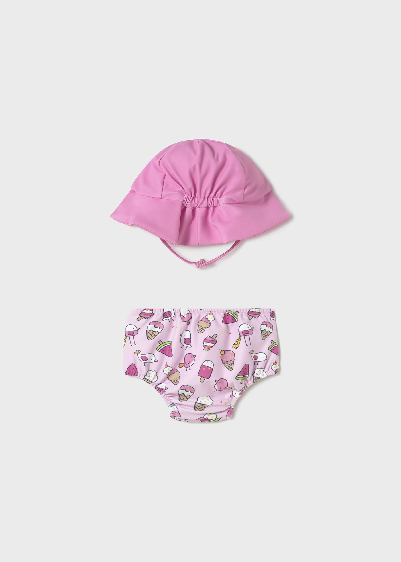 Set baie cu palarie si protectie solara nou-nascut