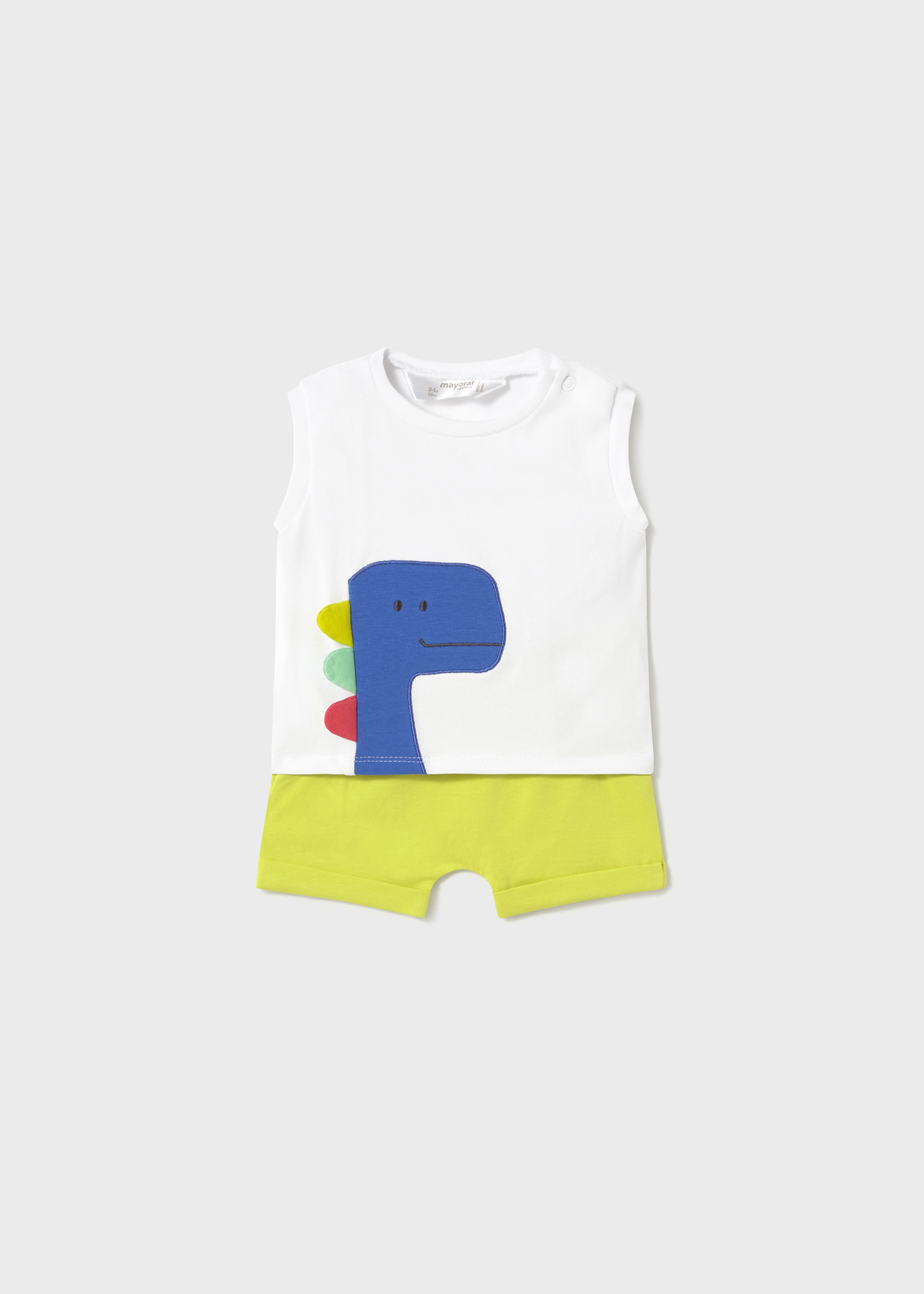 Completo 4 pezzi senza maniche neonato