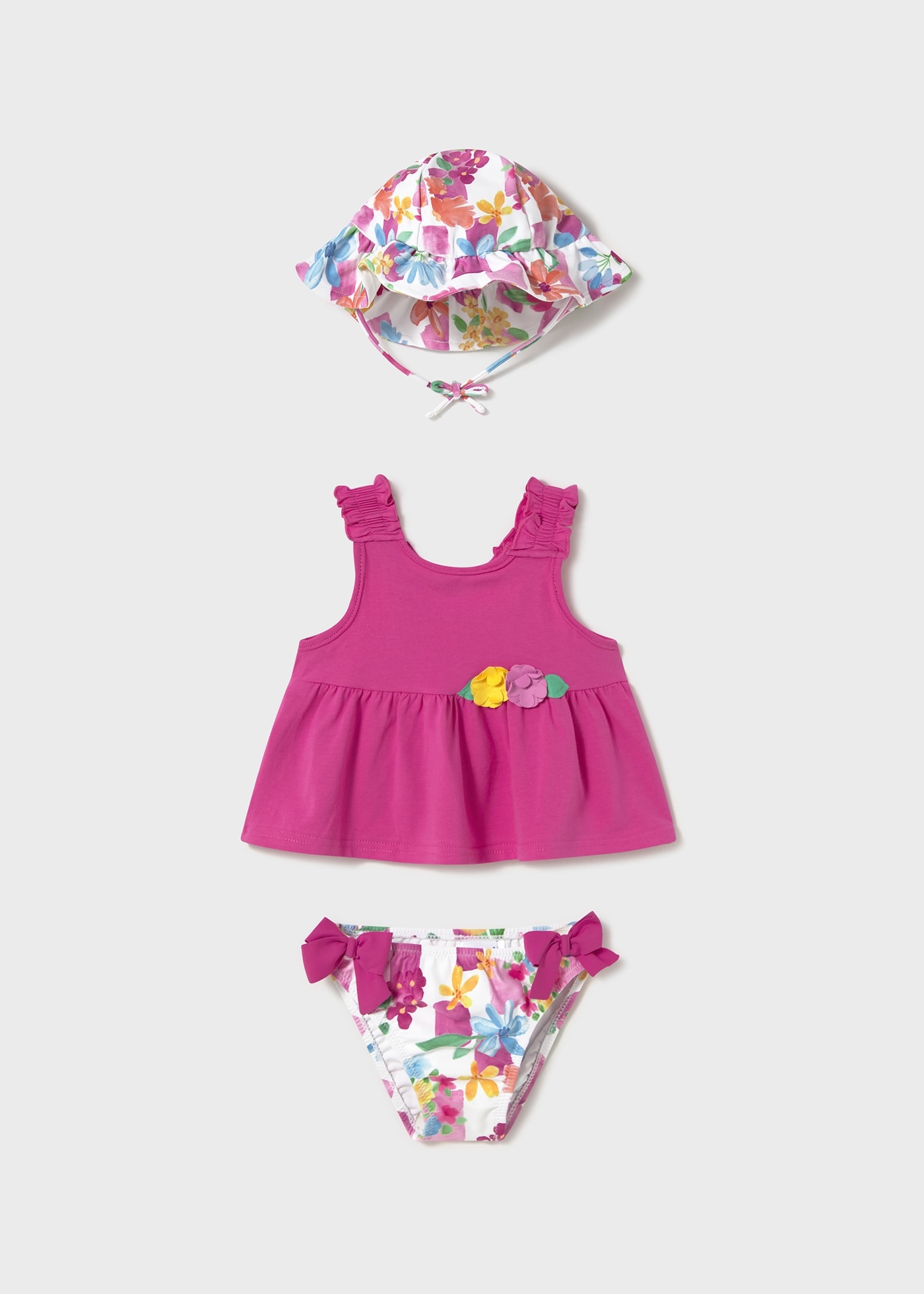 Set 3 piese de baie cu protectie solara bebe