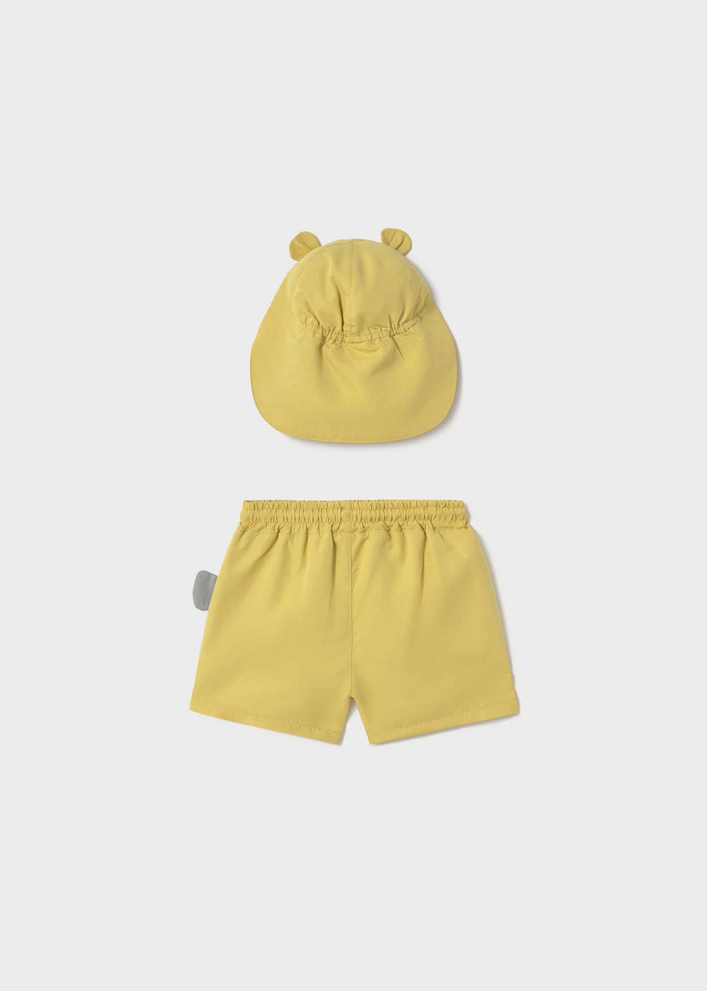 Baby interactive swimming shorts and sun hat with sun protection