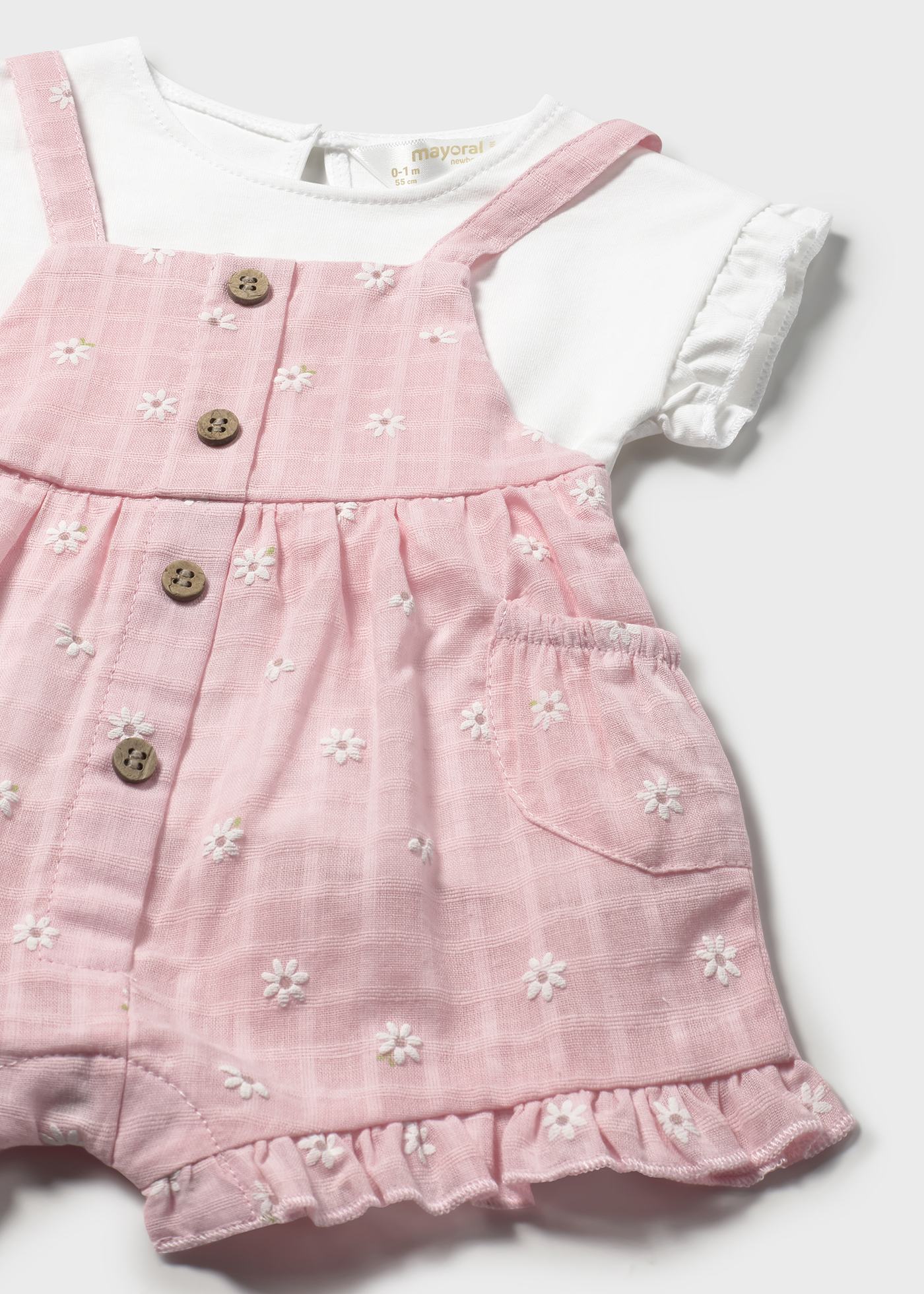 Newborn Dungaree and T-Shirt Set