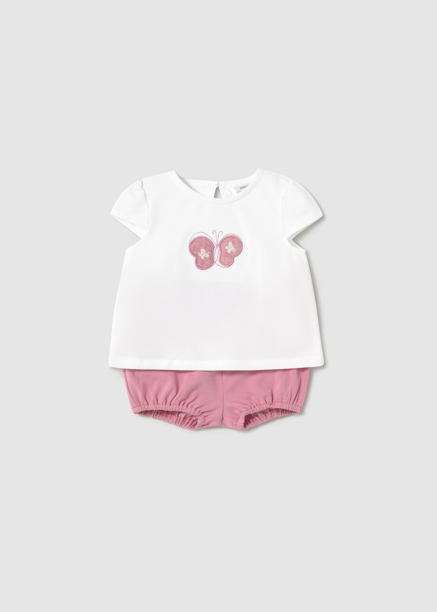Conjunto Bebê 4 Peças ZAXARRA - Estampa Letras - 0-6 Meses