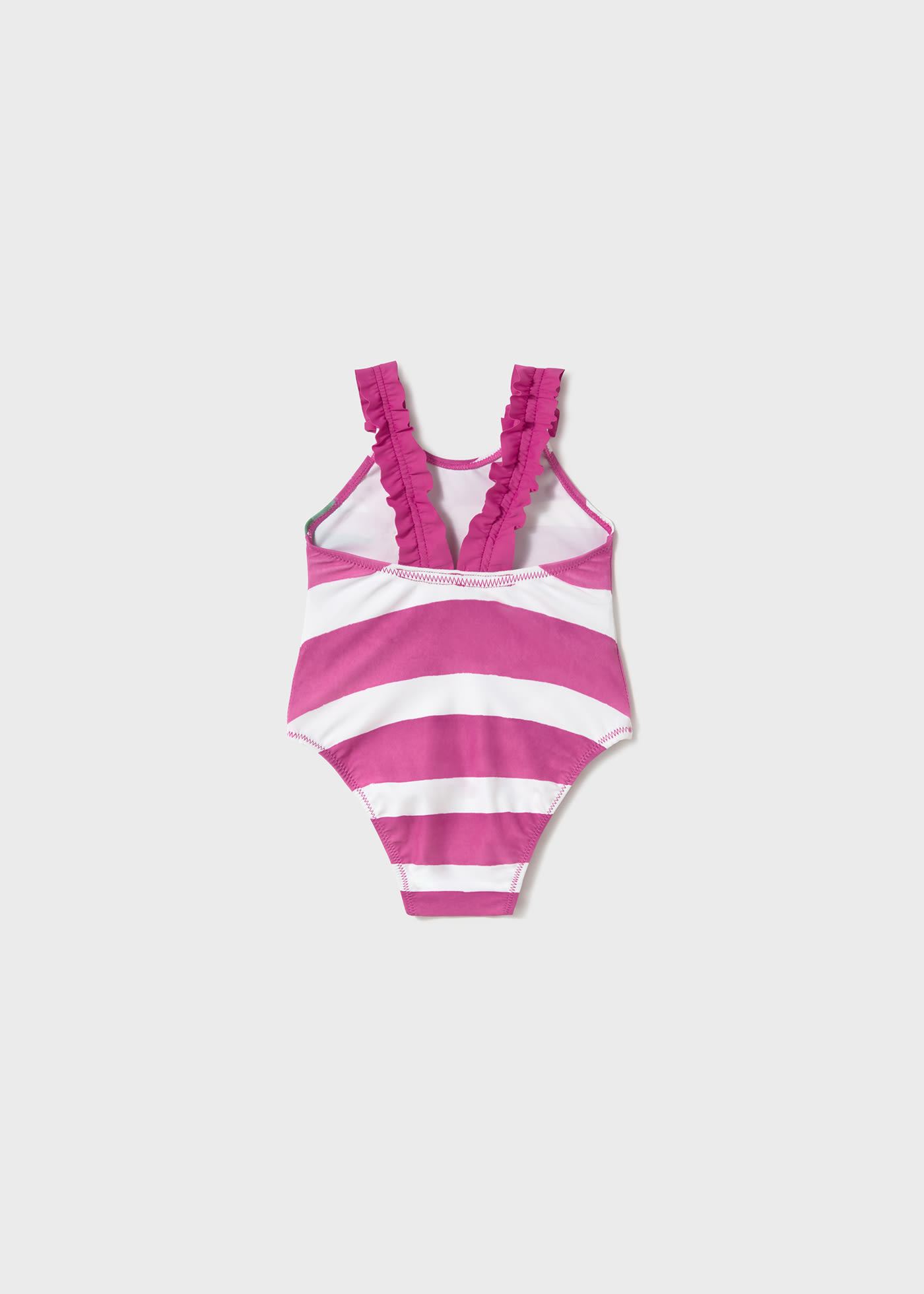 Baby Striped and Floral Swimsuit