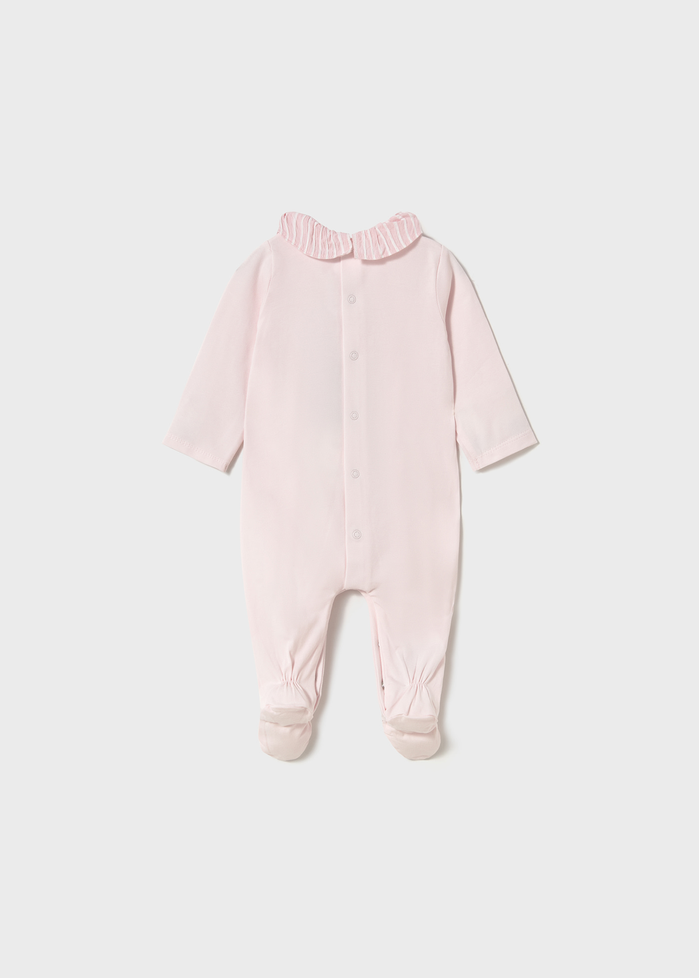 Pigiama  dettagli righe neonata