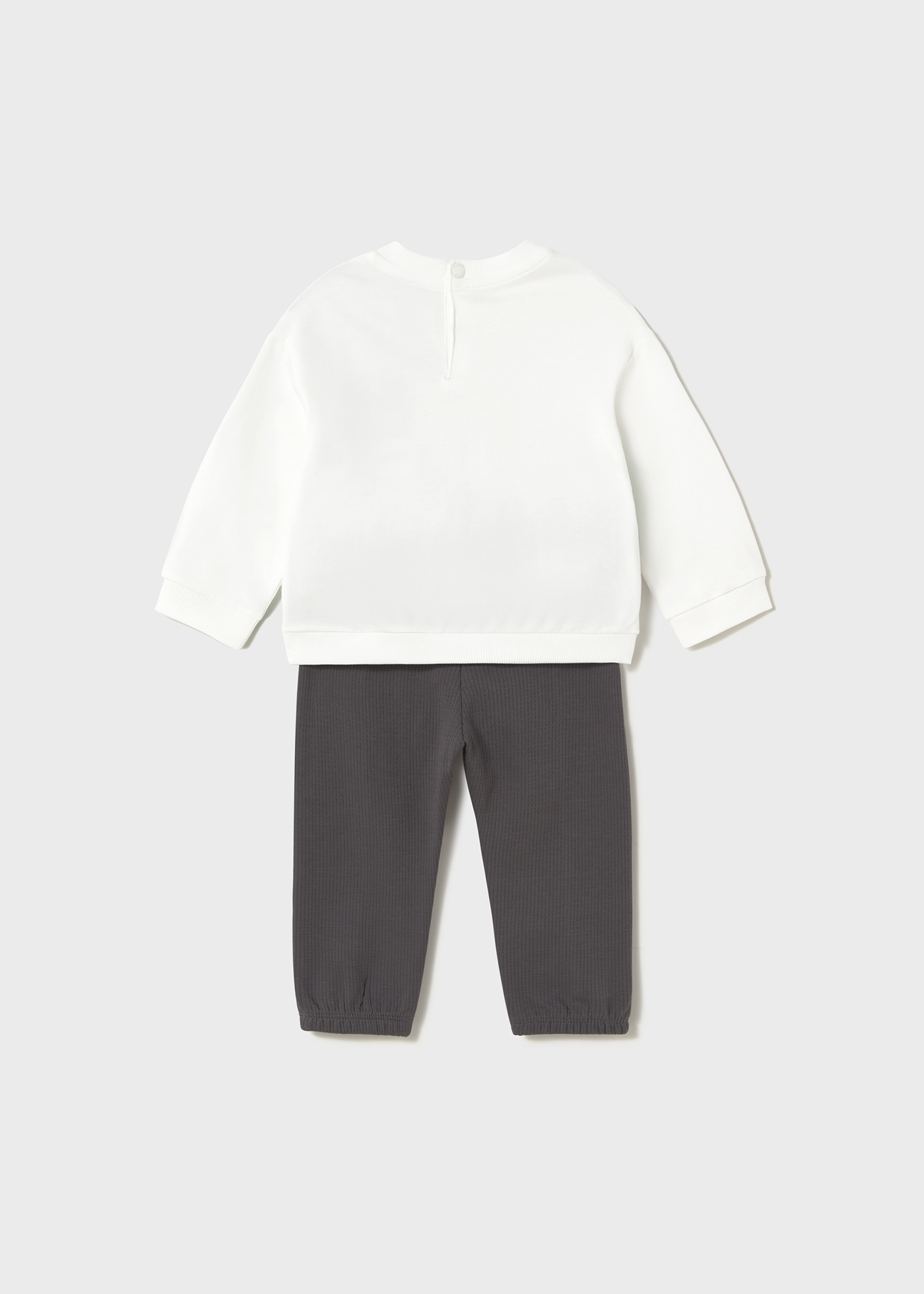 Jogginganzug Sweatshirt gemustert Baby