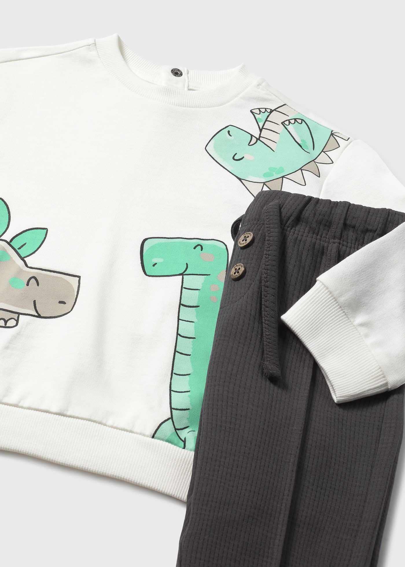 Baby Tracksuit with Printed Sweatshirt