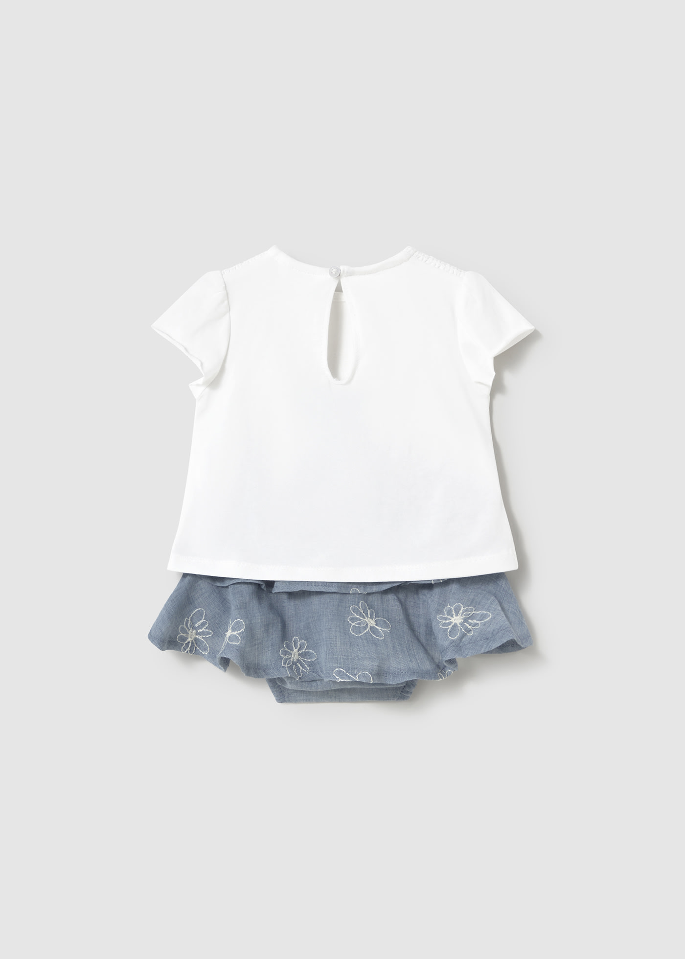 Completo gonna e maglietta neonata