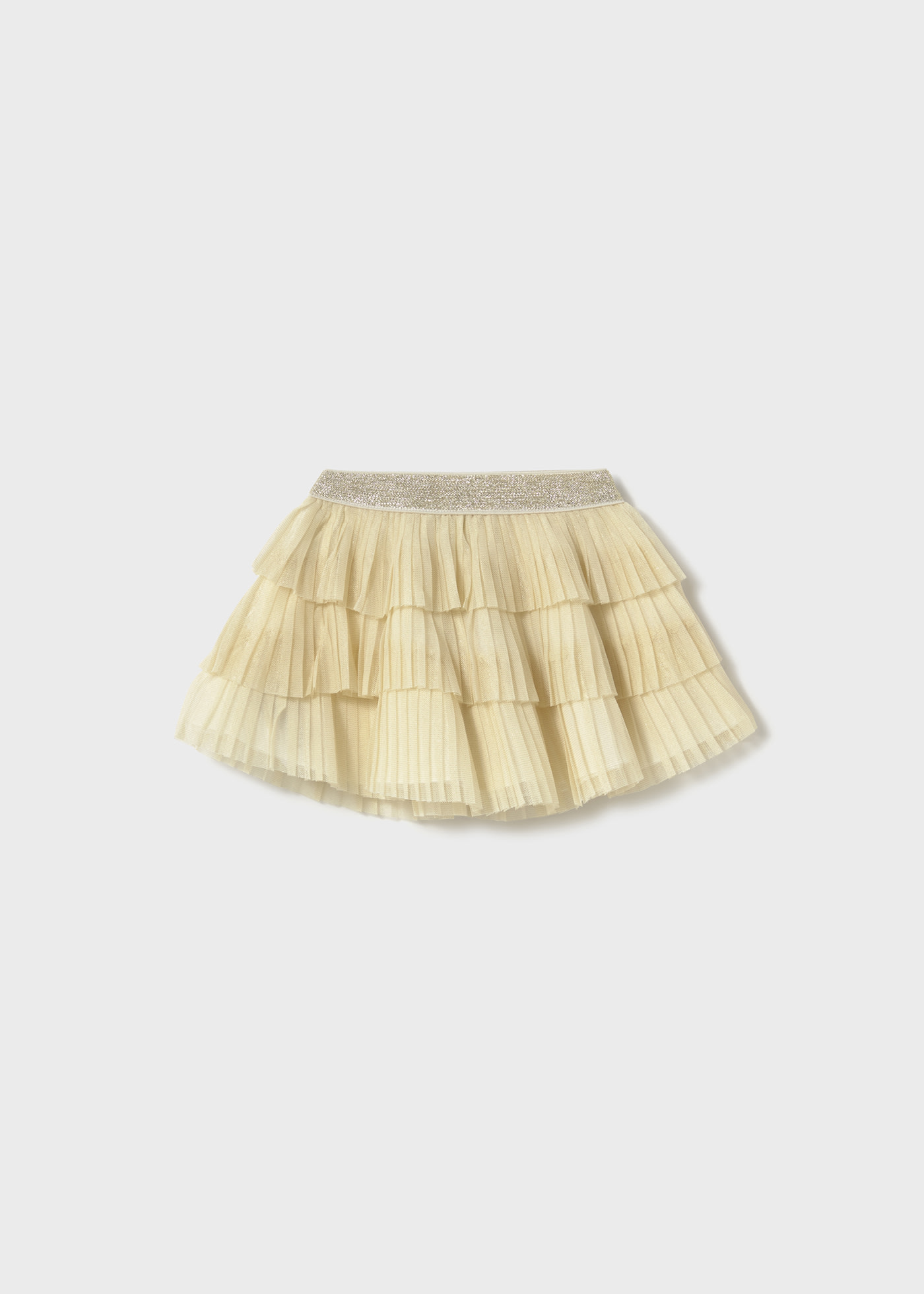 Baby Pleated Tulle Skirt