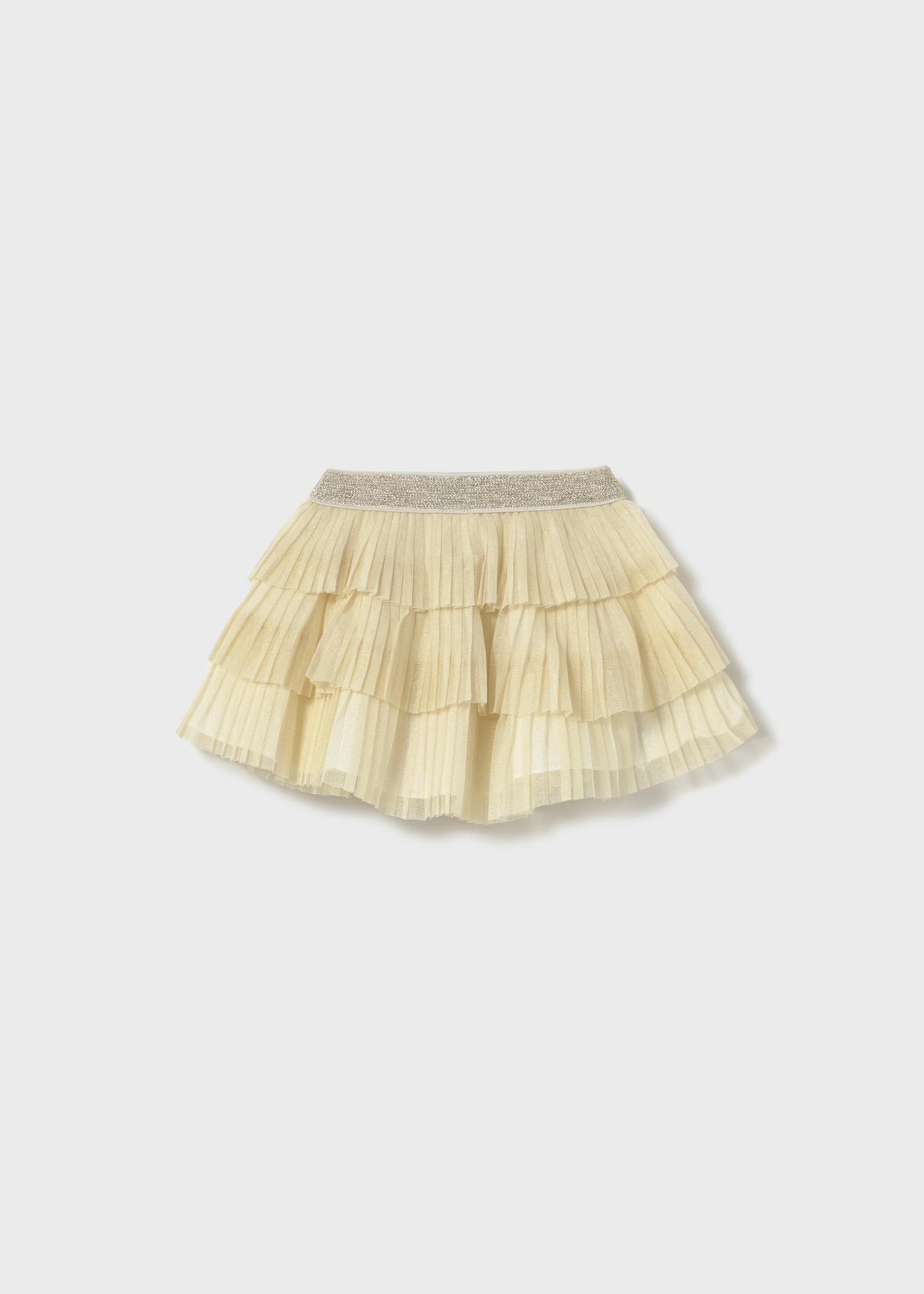 Baby Pleated Tulle Skirt