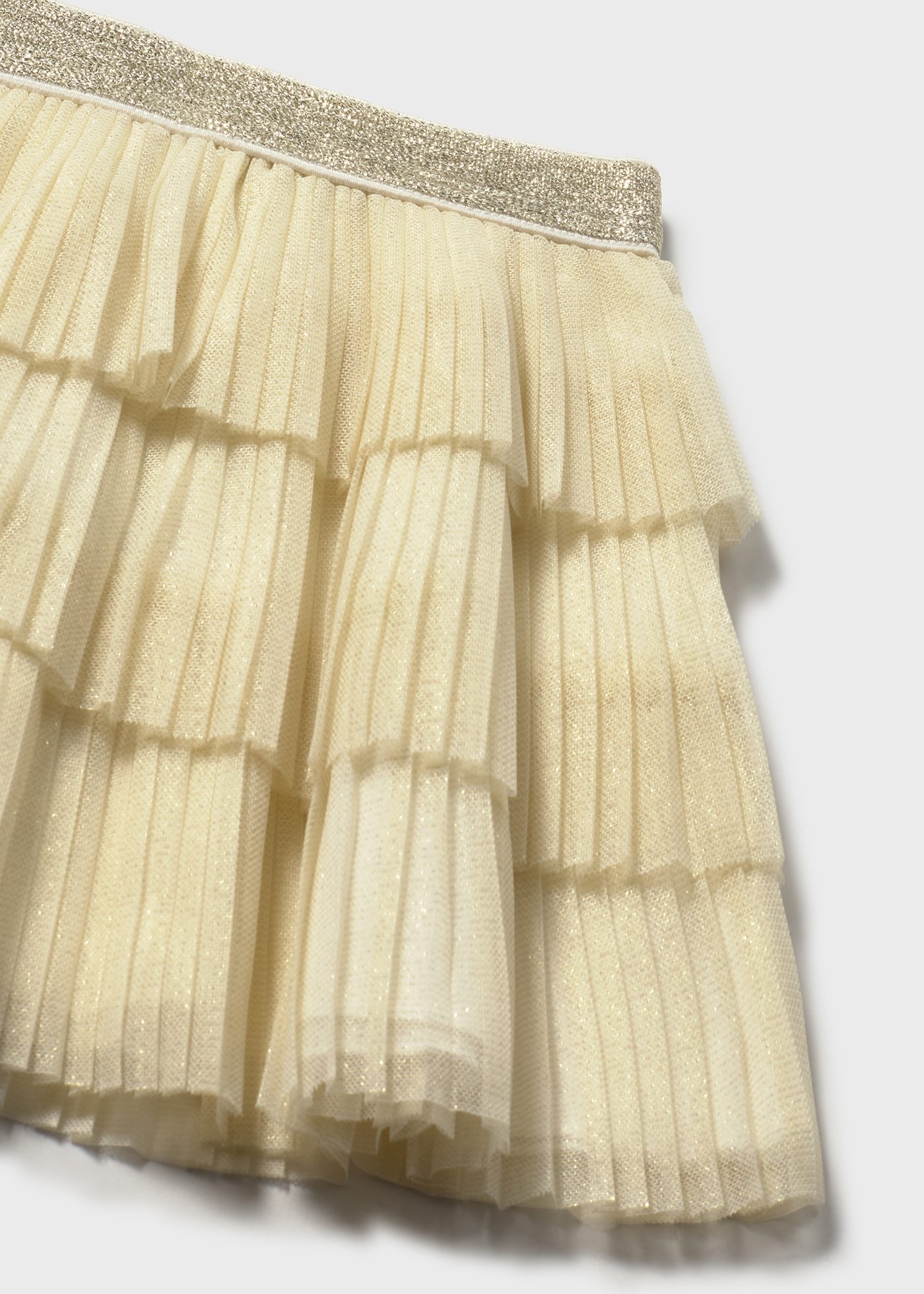 Baby Pleated Tulle Skirt