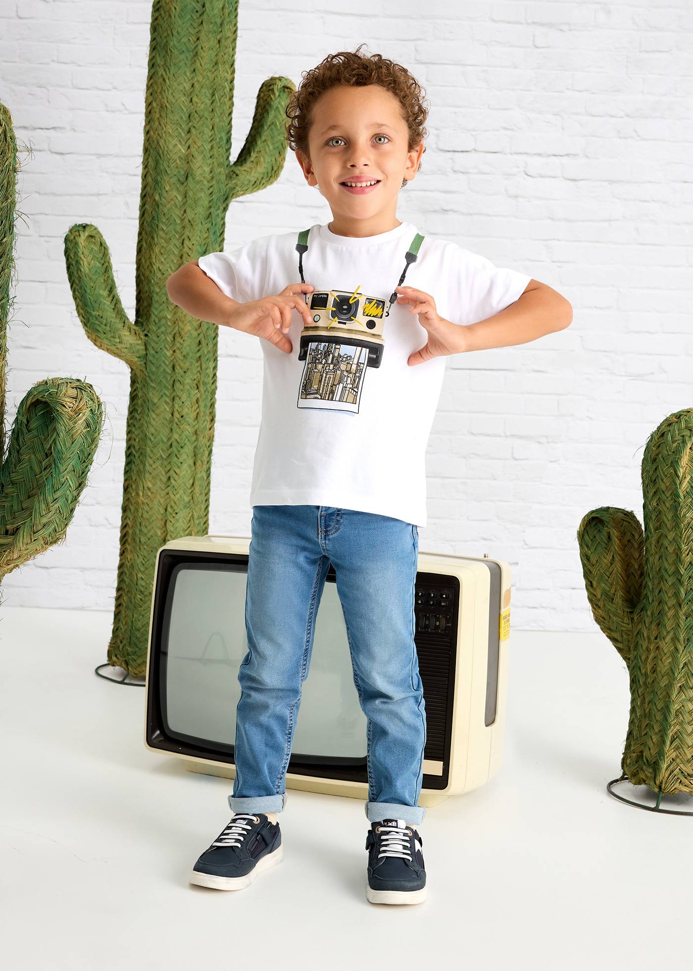 Camiseta cámara niño