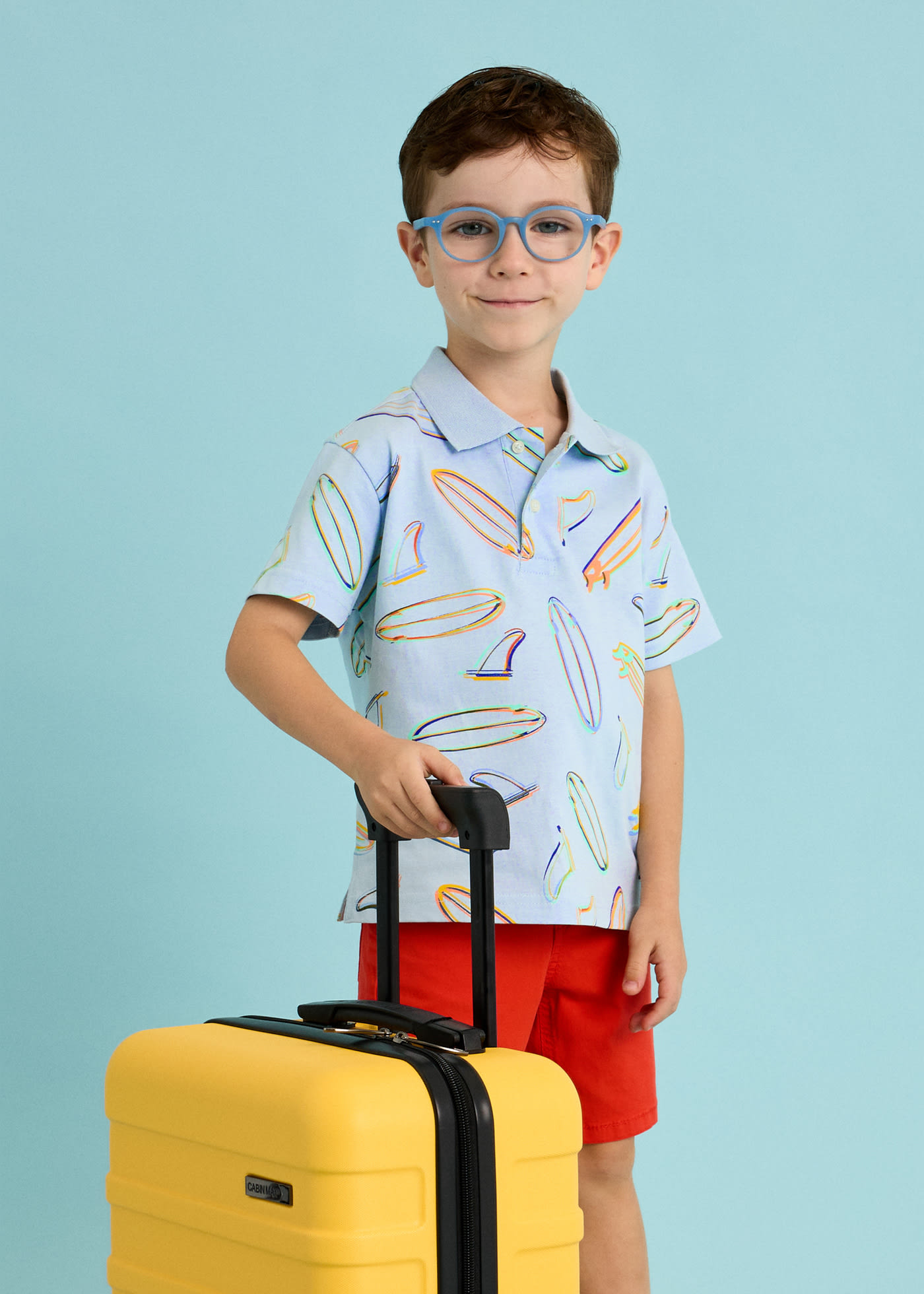 Polo stampata estiva bambino