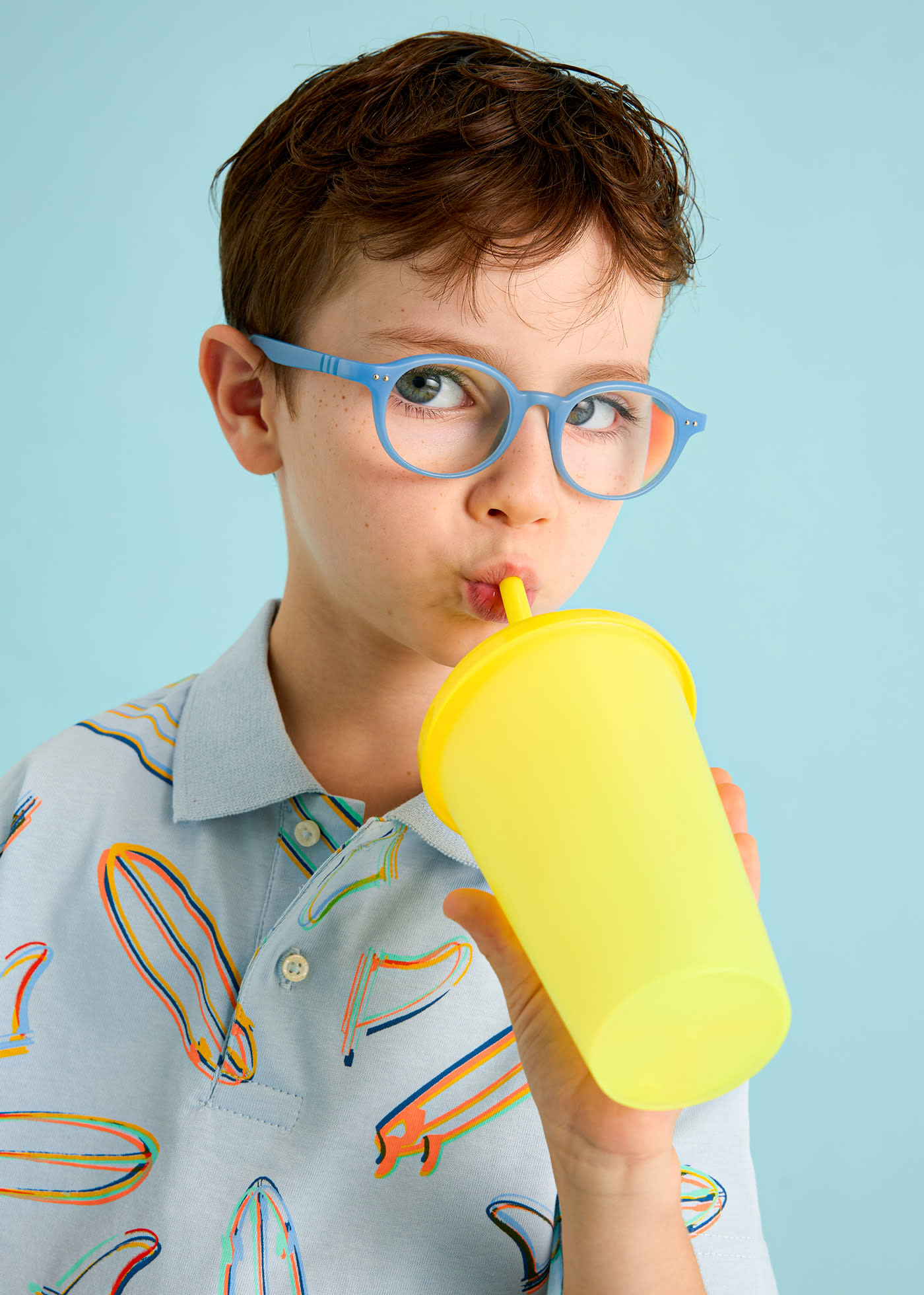 Polo estampado verano niño