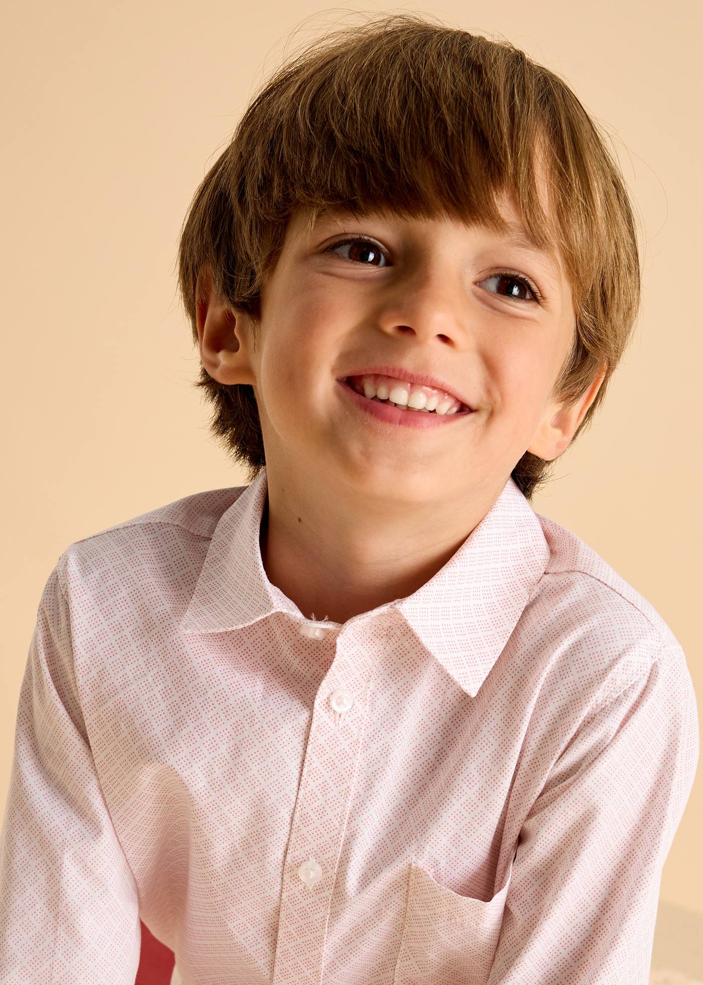 Camicia manica lunga stampata bambino
