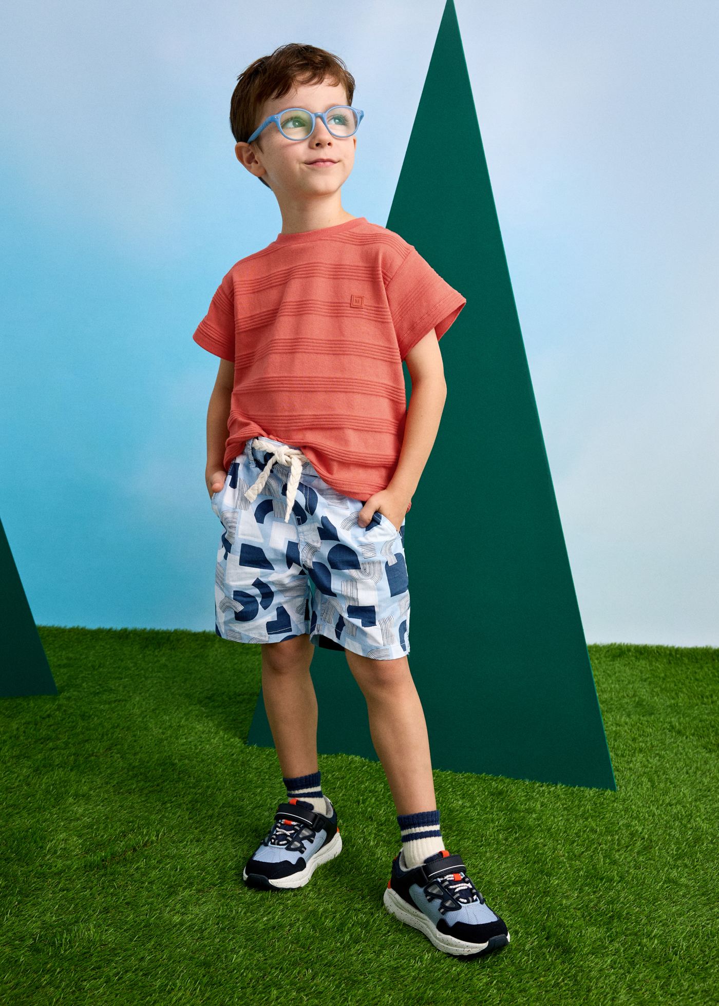 Bermuda stampato bambino
