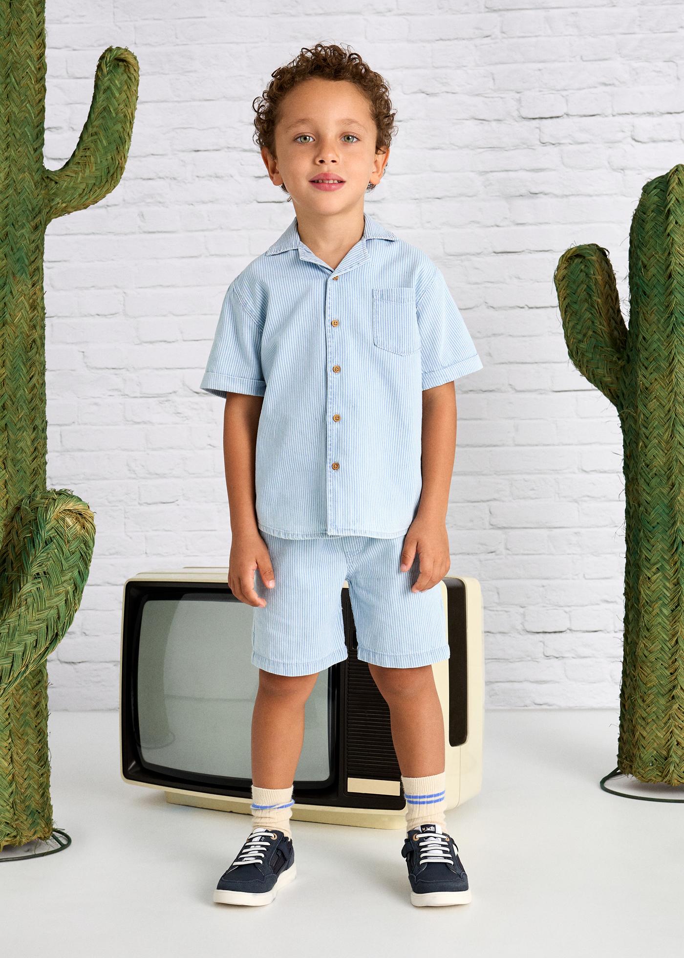 Bermudas ganga casual menino