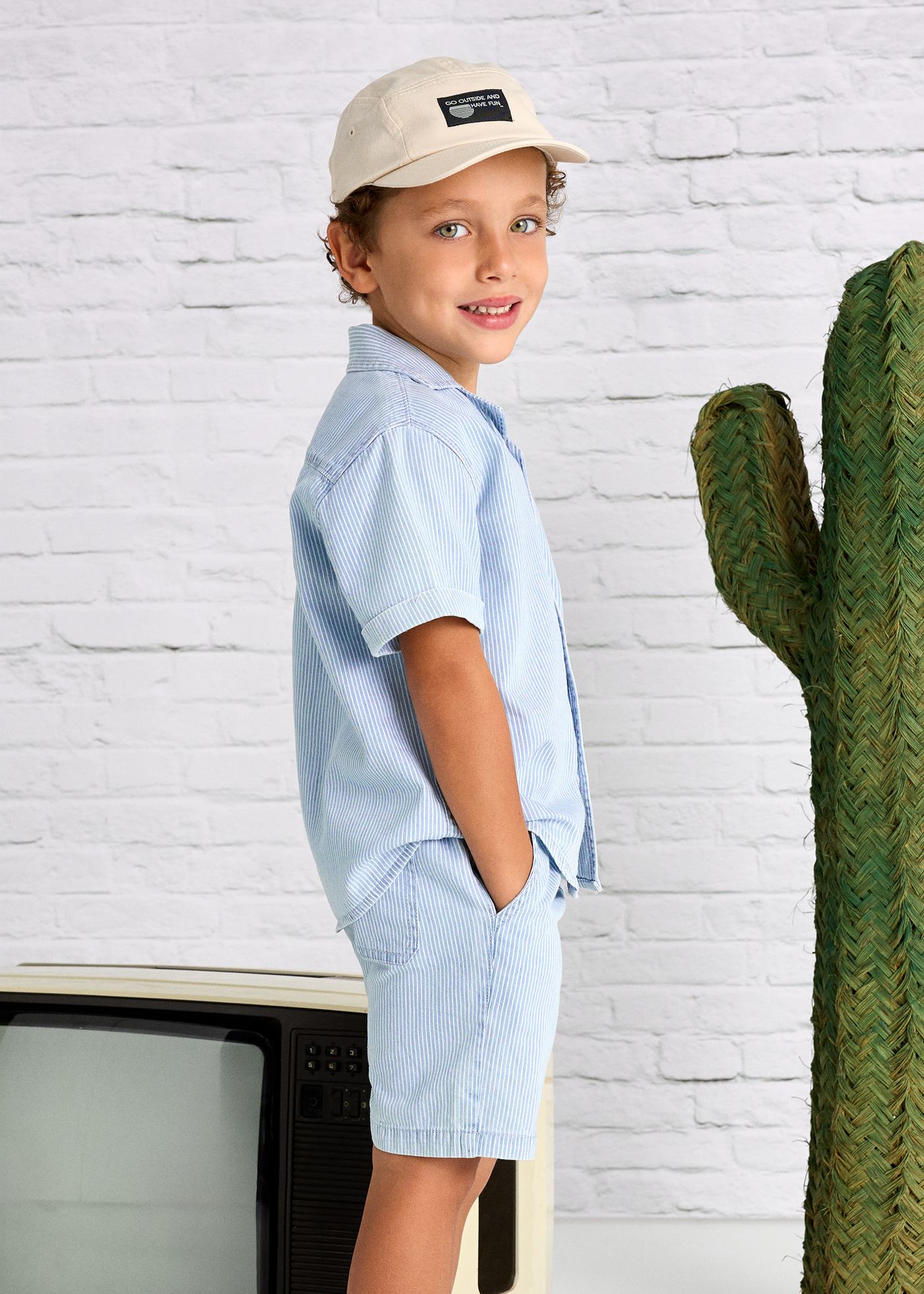 Bermudy jeansowe casual dla chłopca