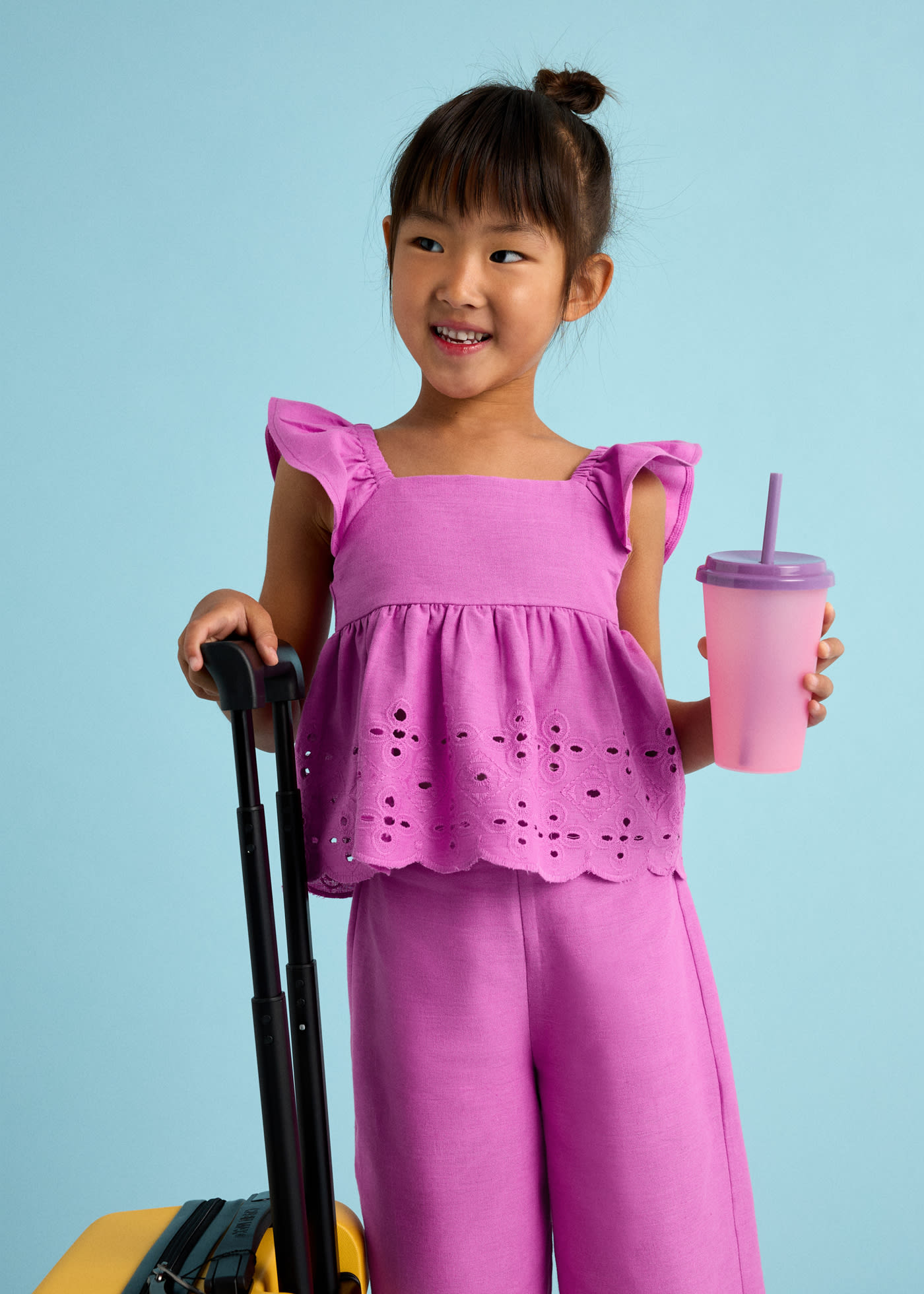 Girl openwork set