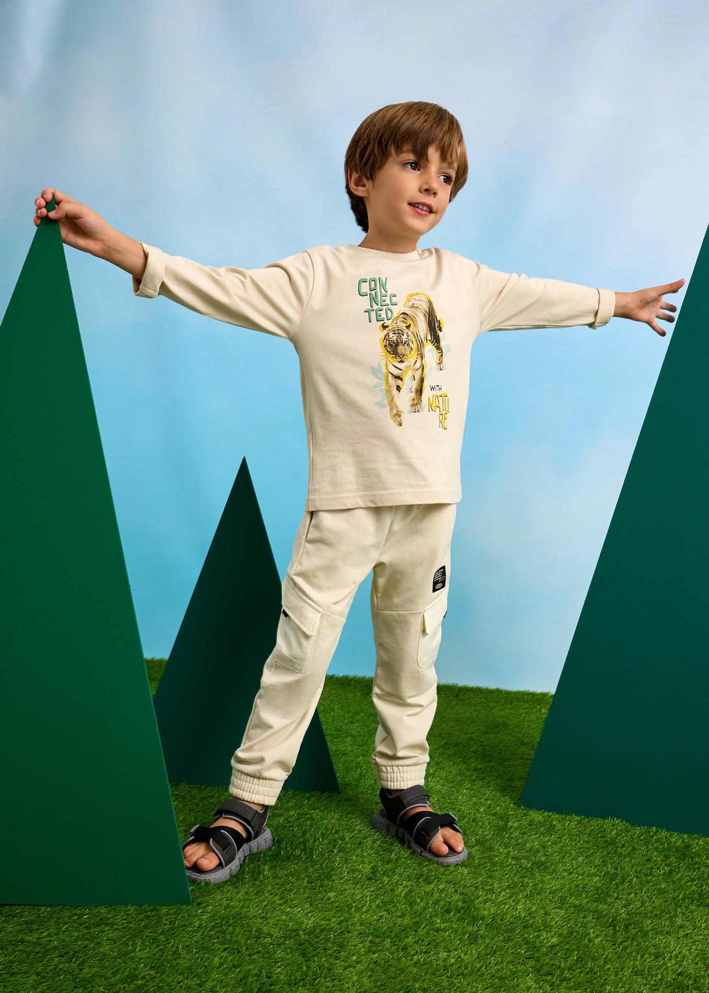 Boy cargo trousers