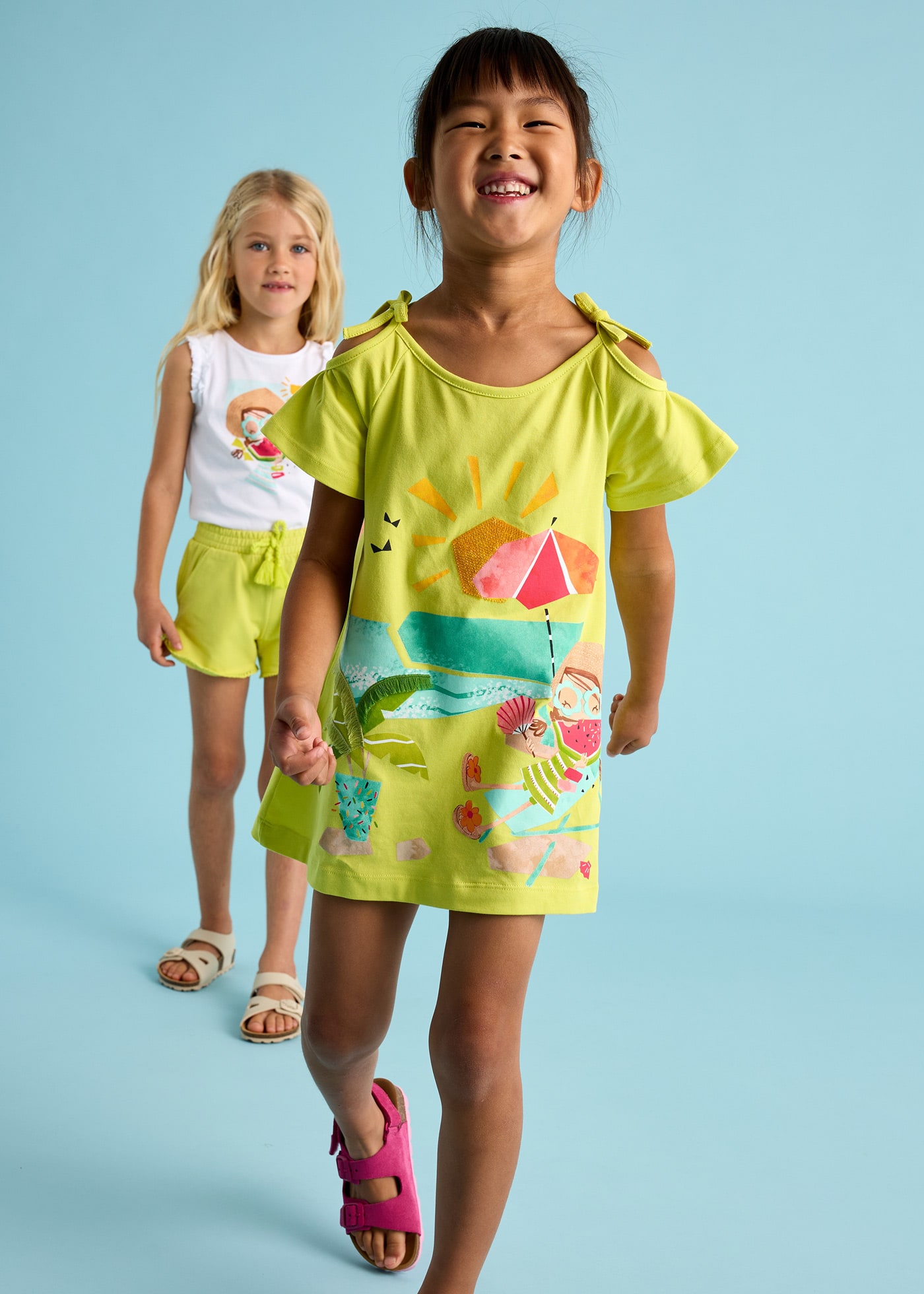 Vestido casual menina