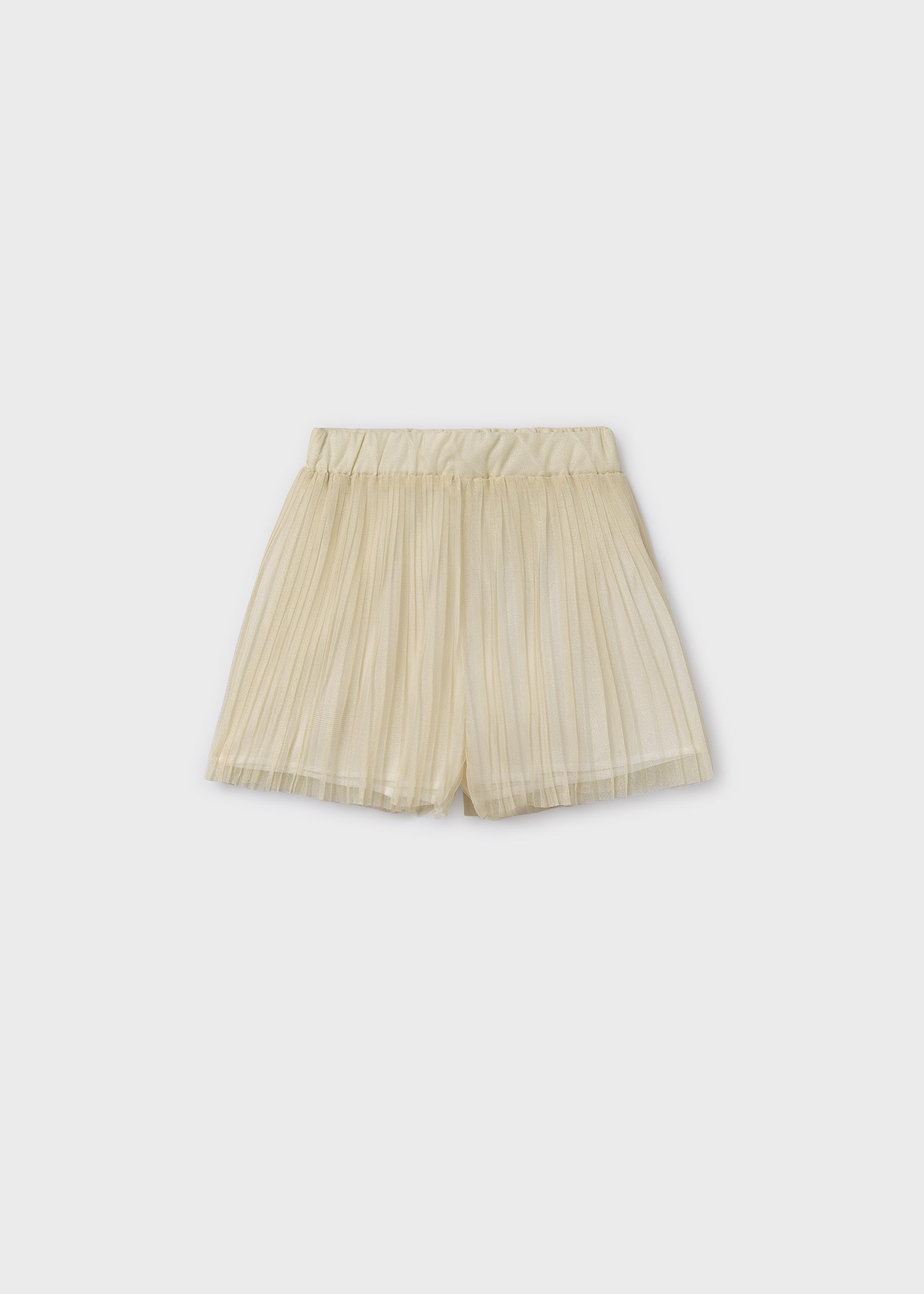 Short plissé fille