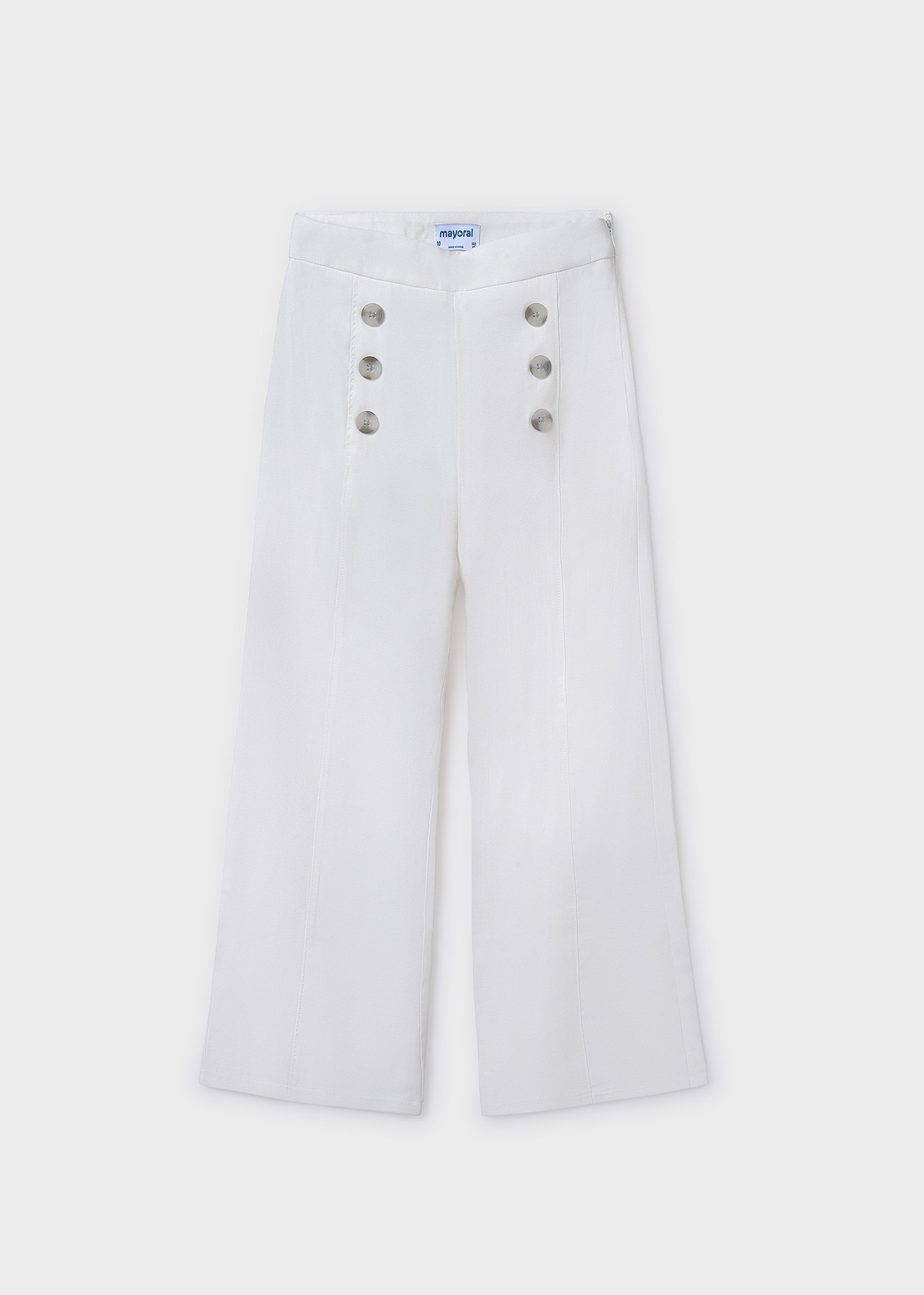 Girl button detail trousers