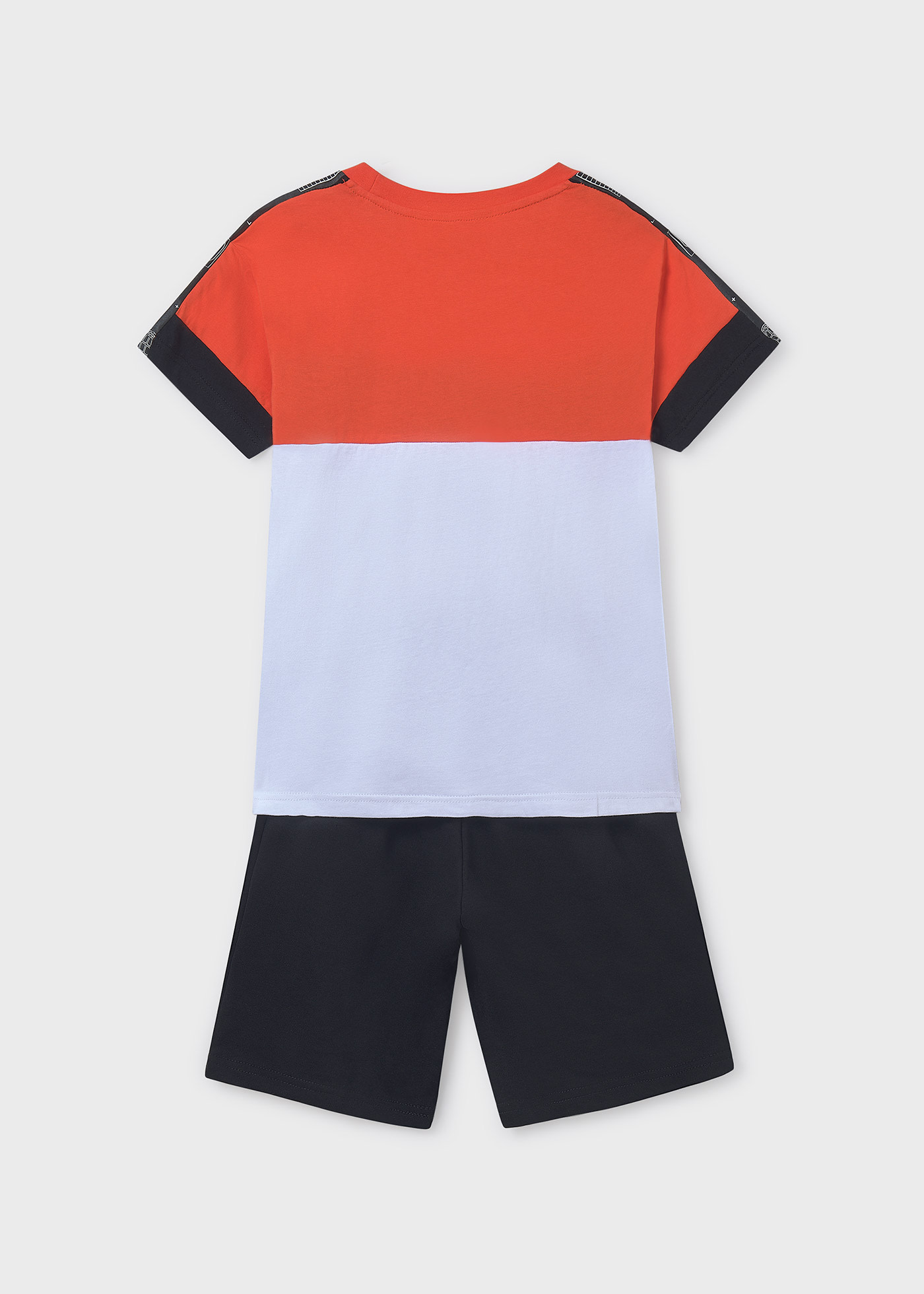 Set bermude si tricou banda baiat
