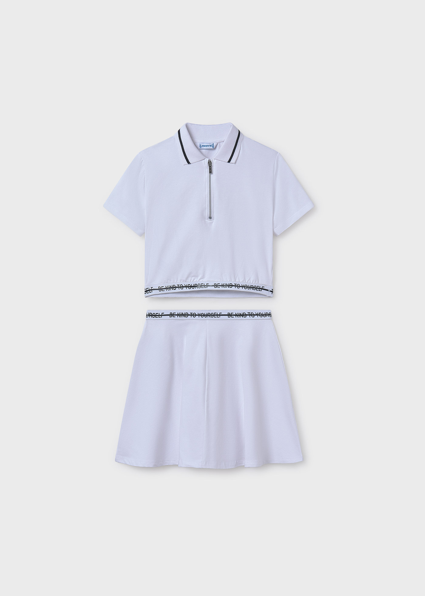 Completo gonna e polo ragazza