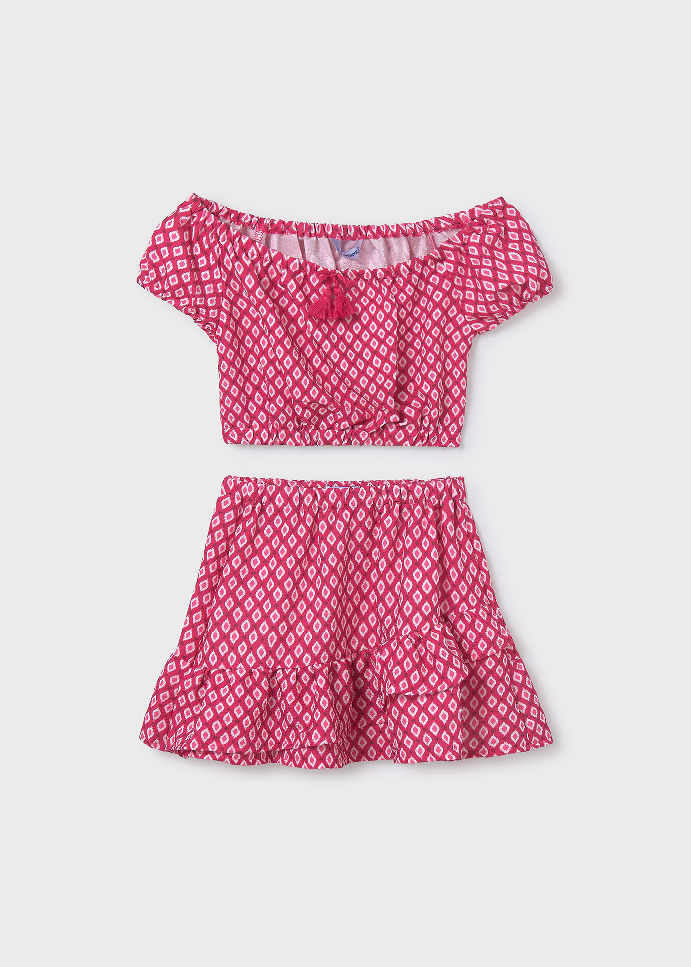 Conjunto saia e top rapariga
