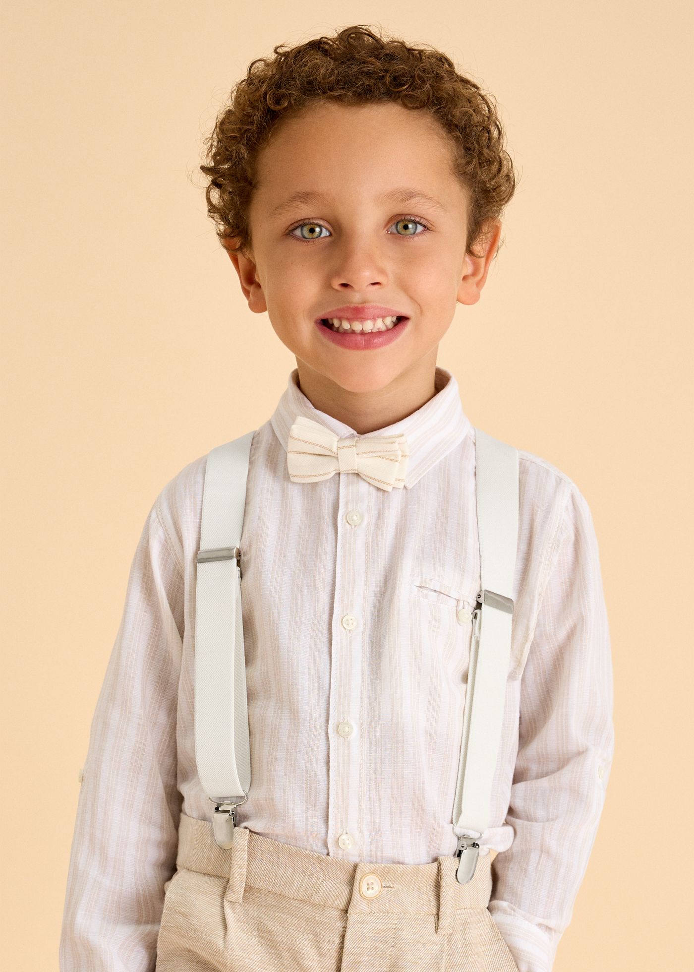 Boy Bow Tie and Suspenders Set