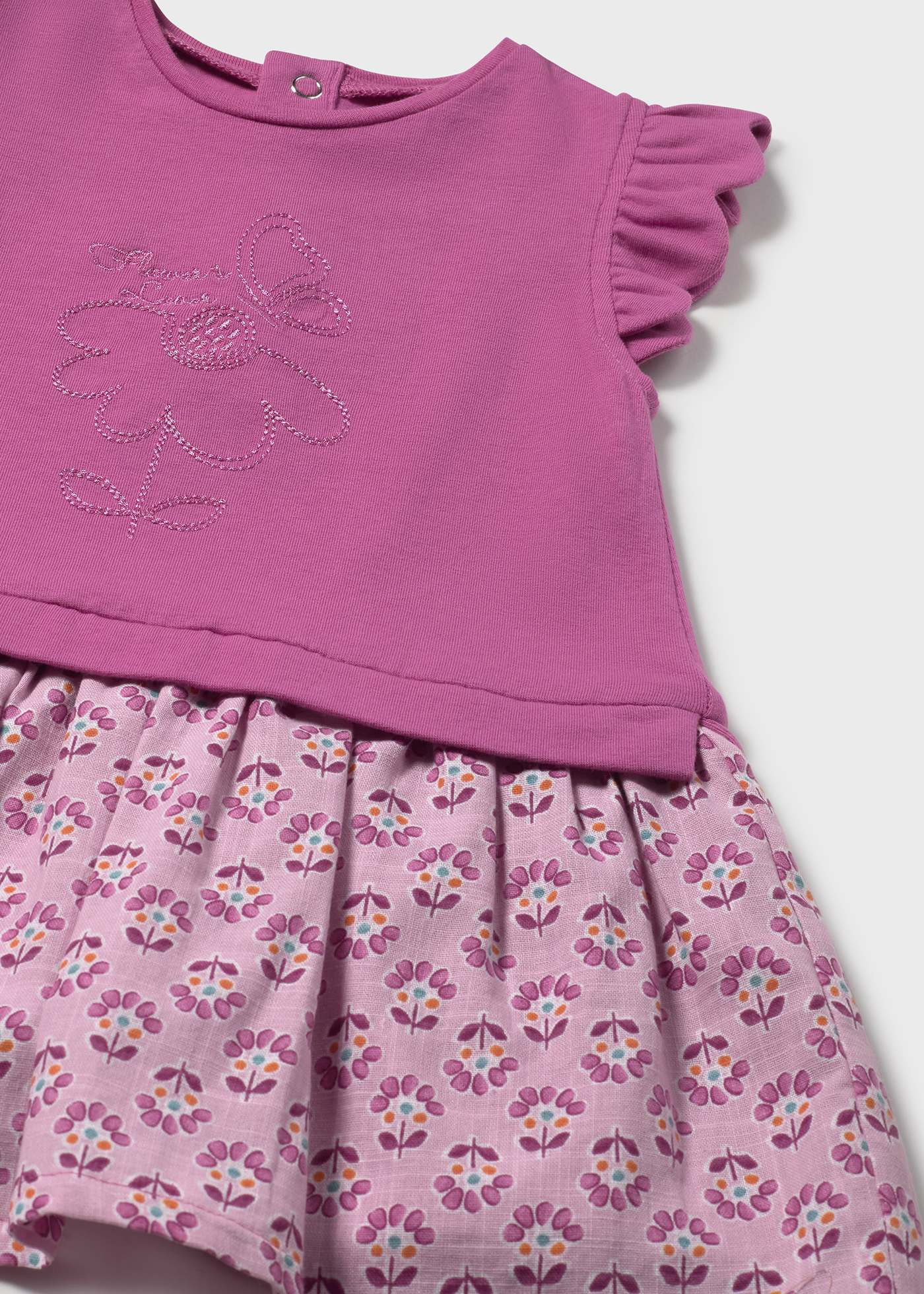 Vestido combinado bebé