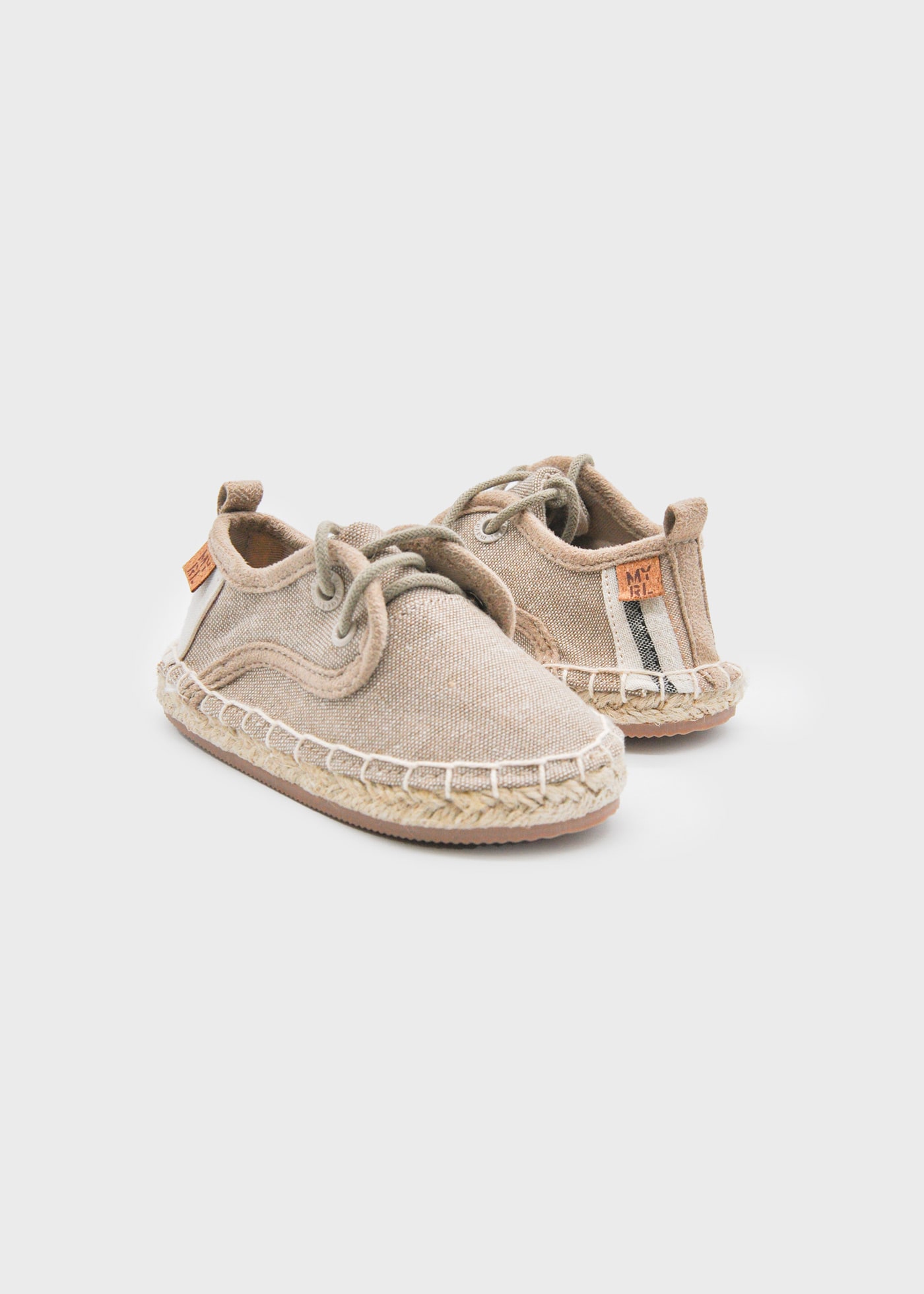 Espadrile cu sireturi bebe