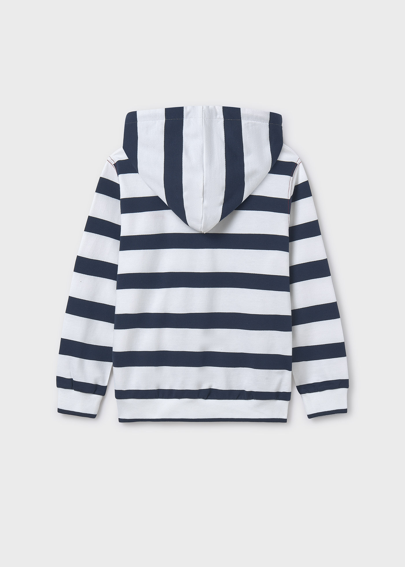 Boy striped terry hoodie