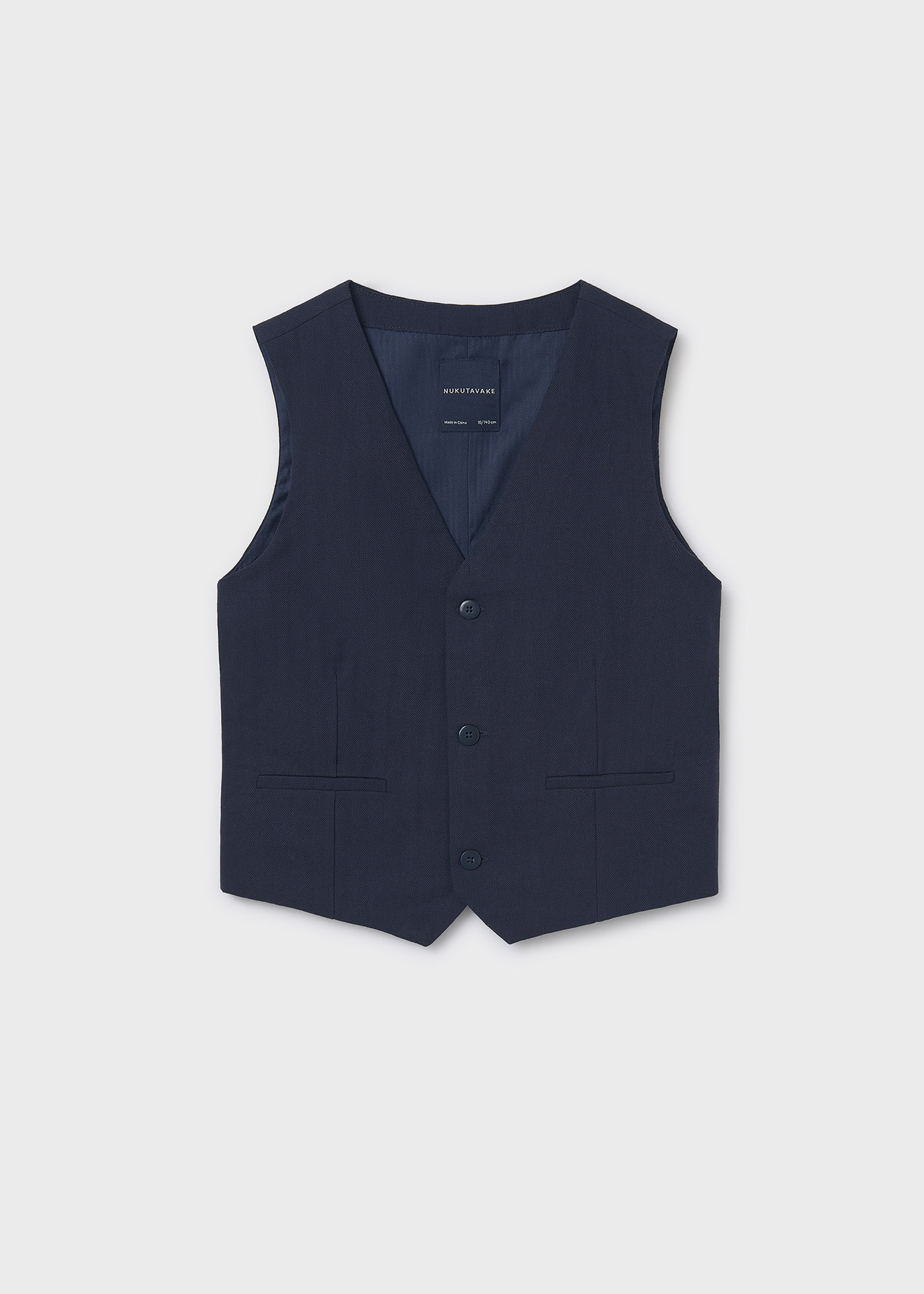 Boy Linen Suit Vest