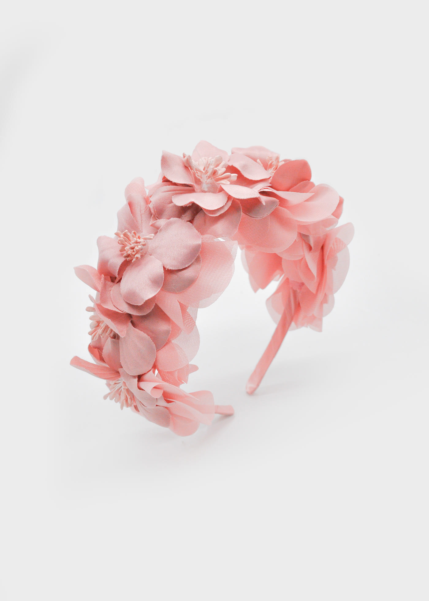Kommunion Haarreif Chiffon Blumen Mädchen