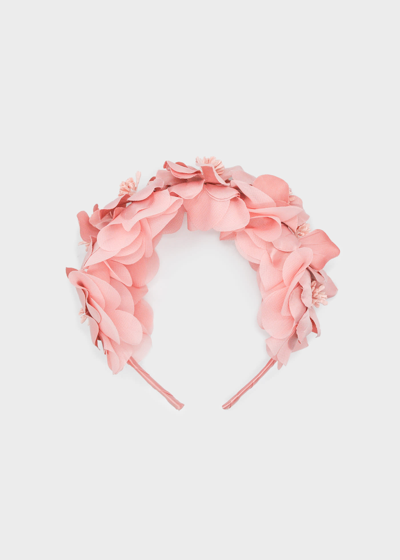 Kommunion Haarreif Chiffon Blumen Mädchen