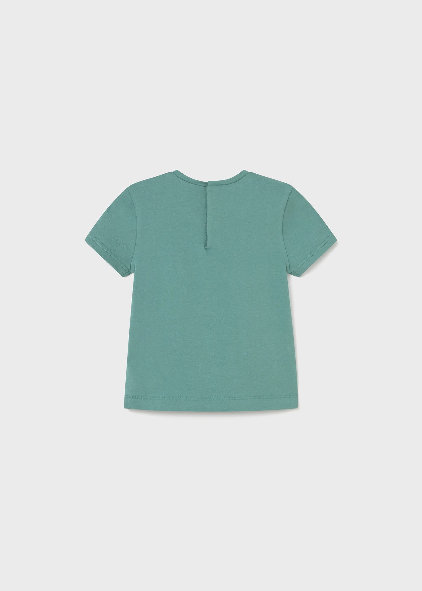 Tricou basic cu model metalizat bebe