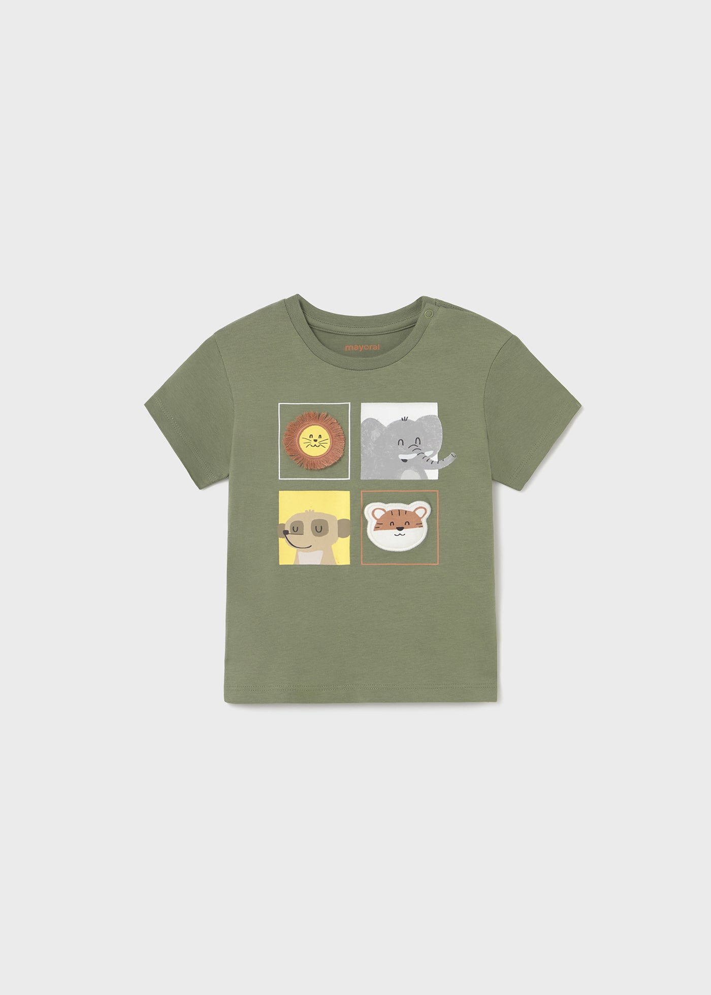 Camiseta animales bebé