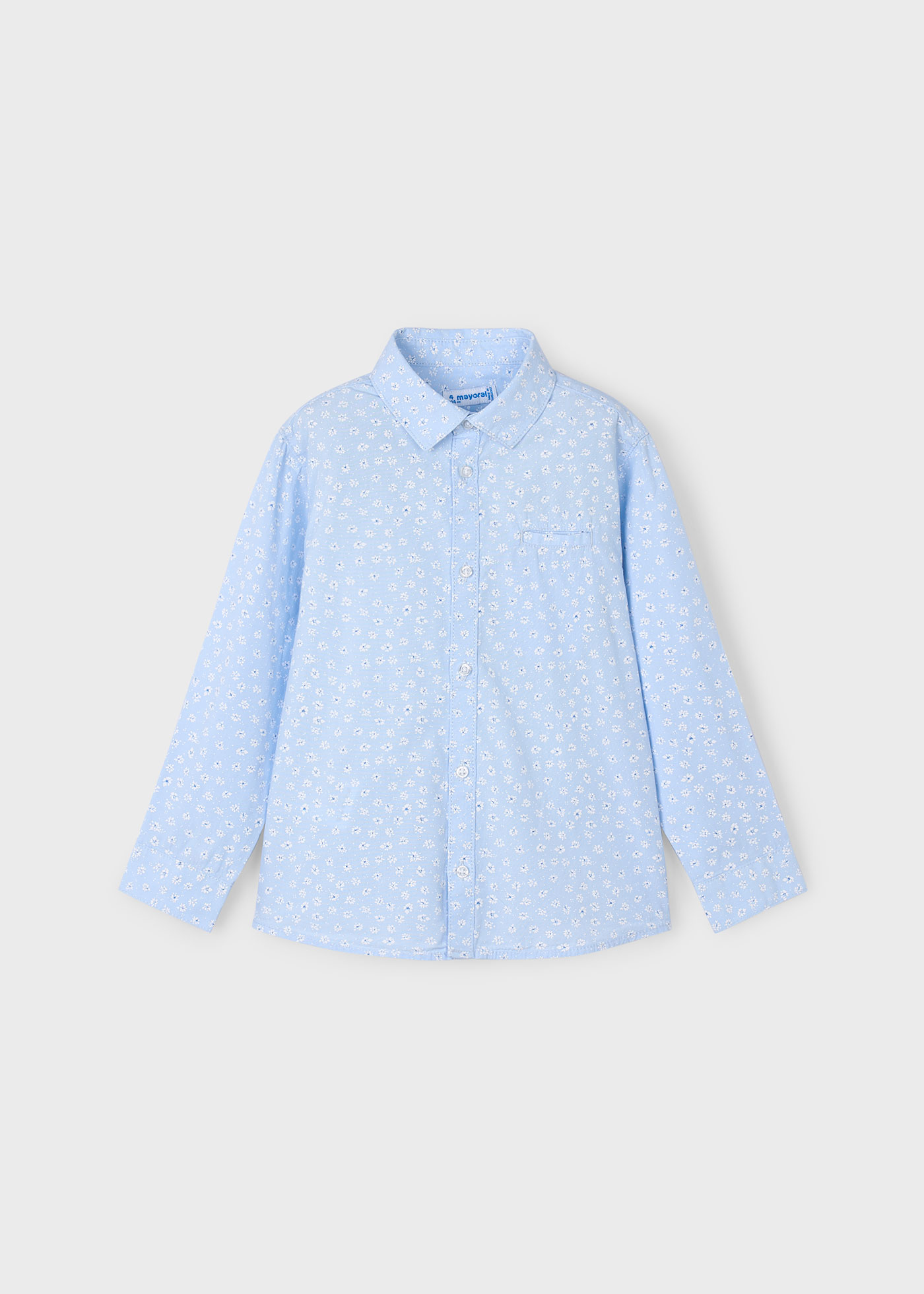 Camisa manga larga estampada Better Cotton niño