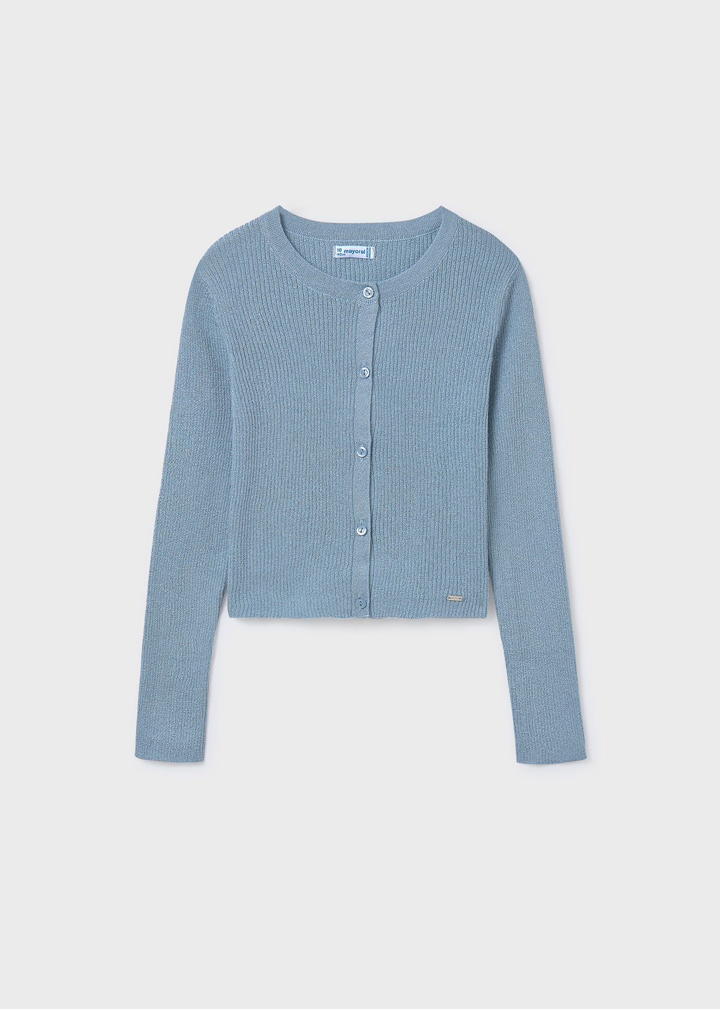 Cardigan tricot costine ragazza