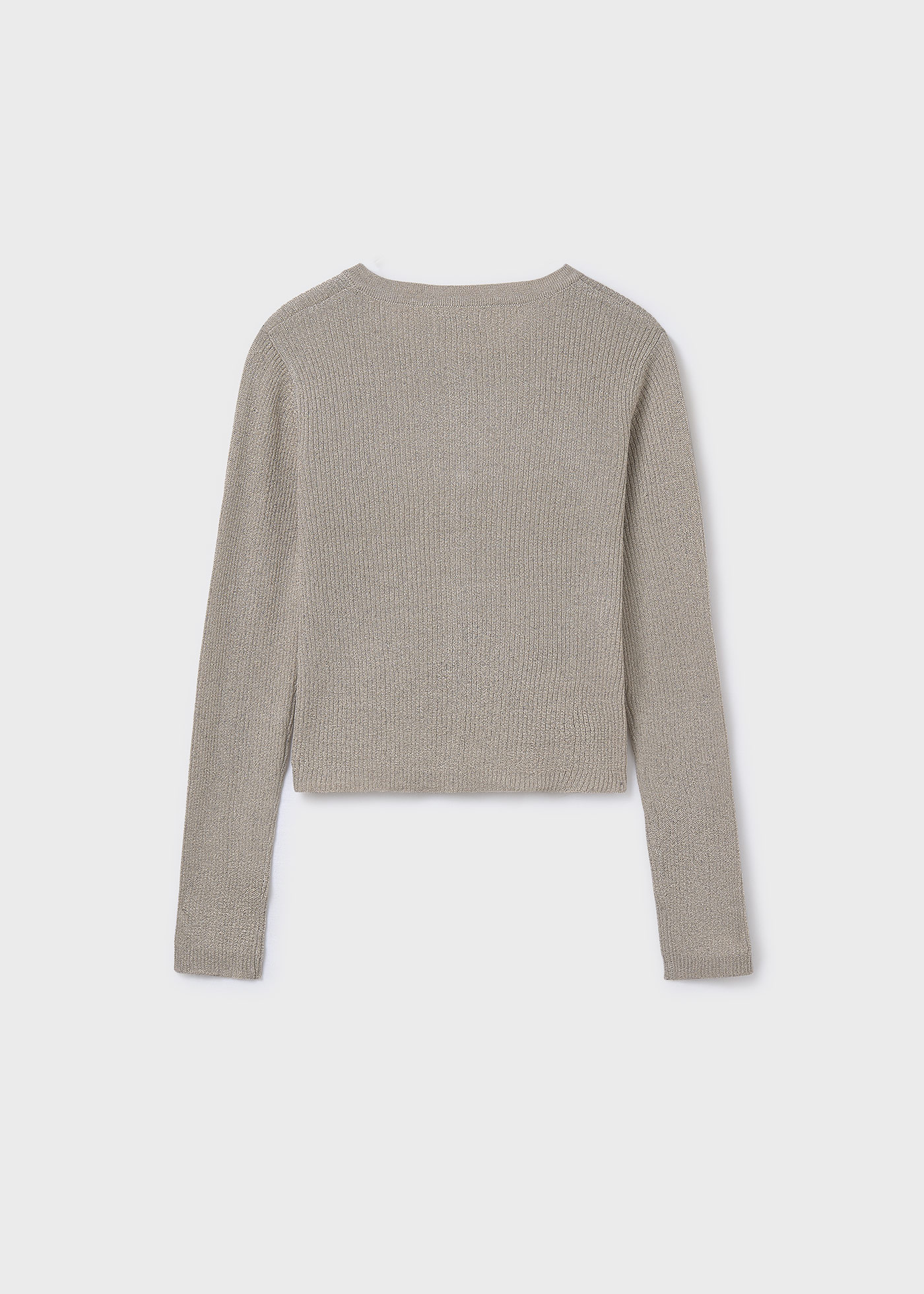 Cardigan tricot costine ragazza