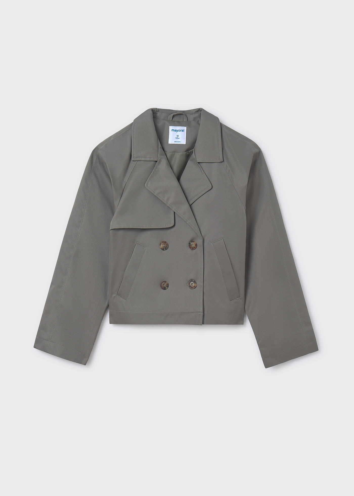 Giacca modello trench ragazza