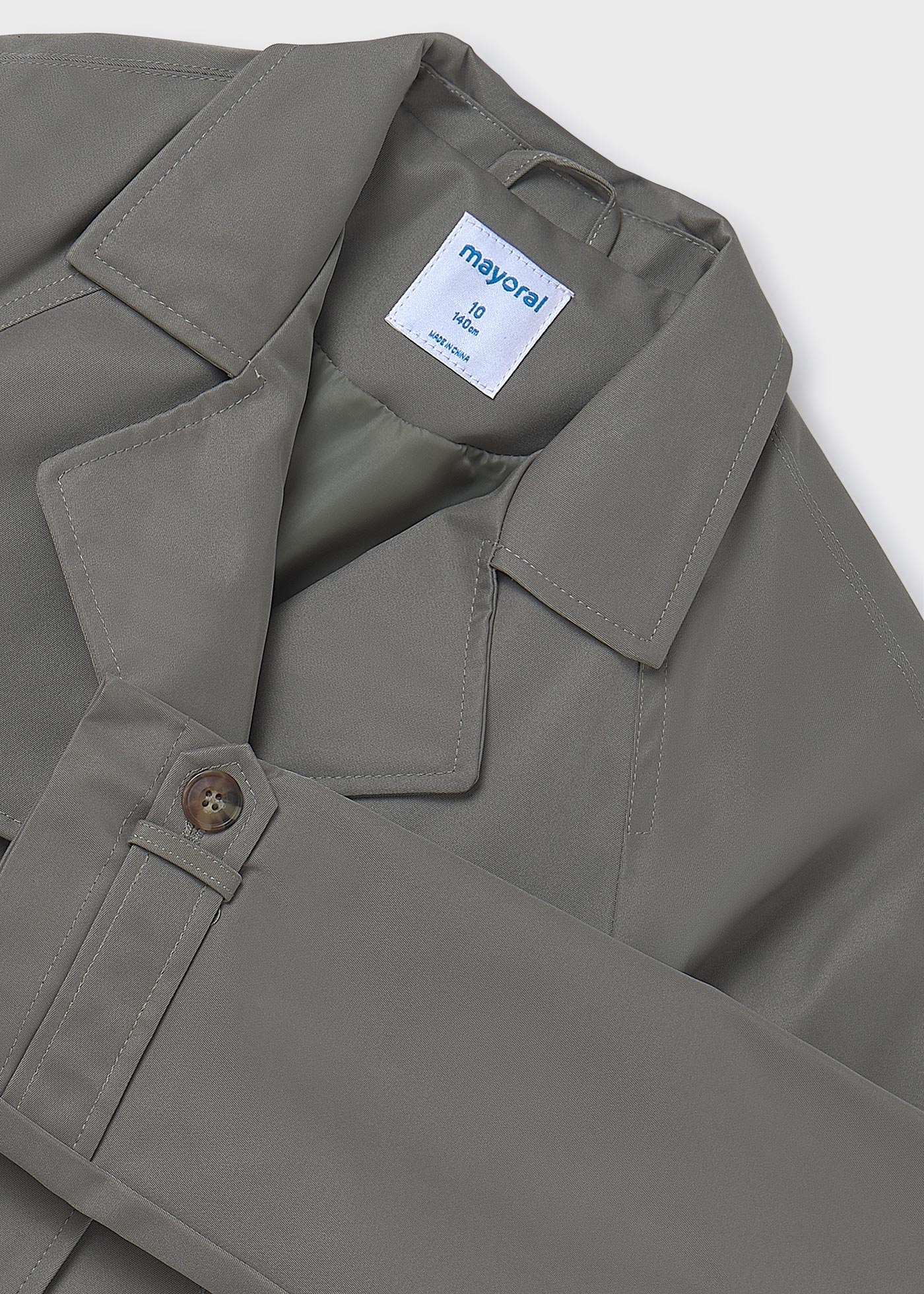 Giacca modello trench ragazza